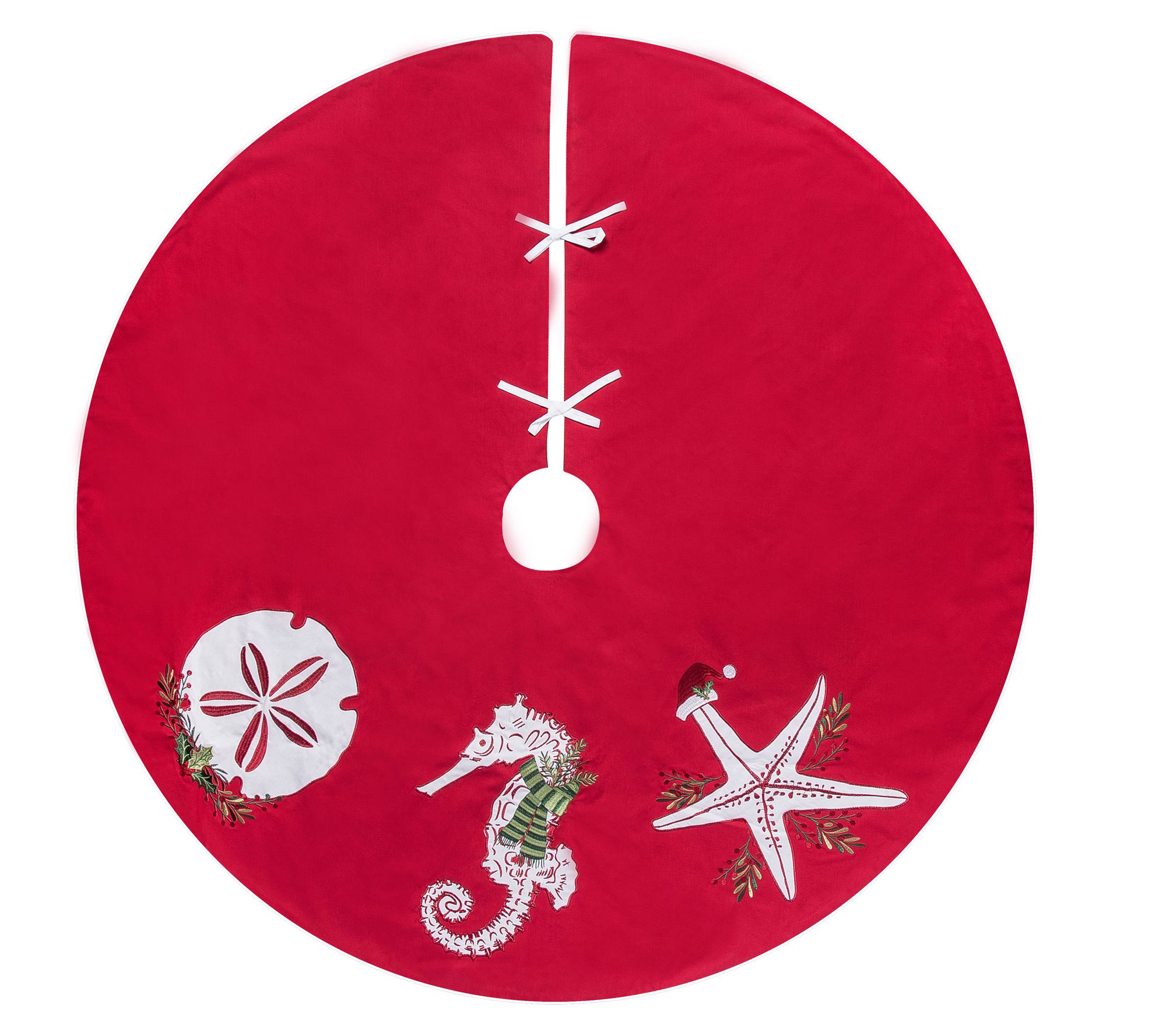 Peppermint Forest Tree Skirt by Valerie