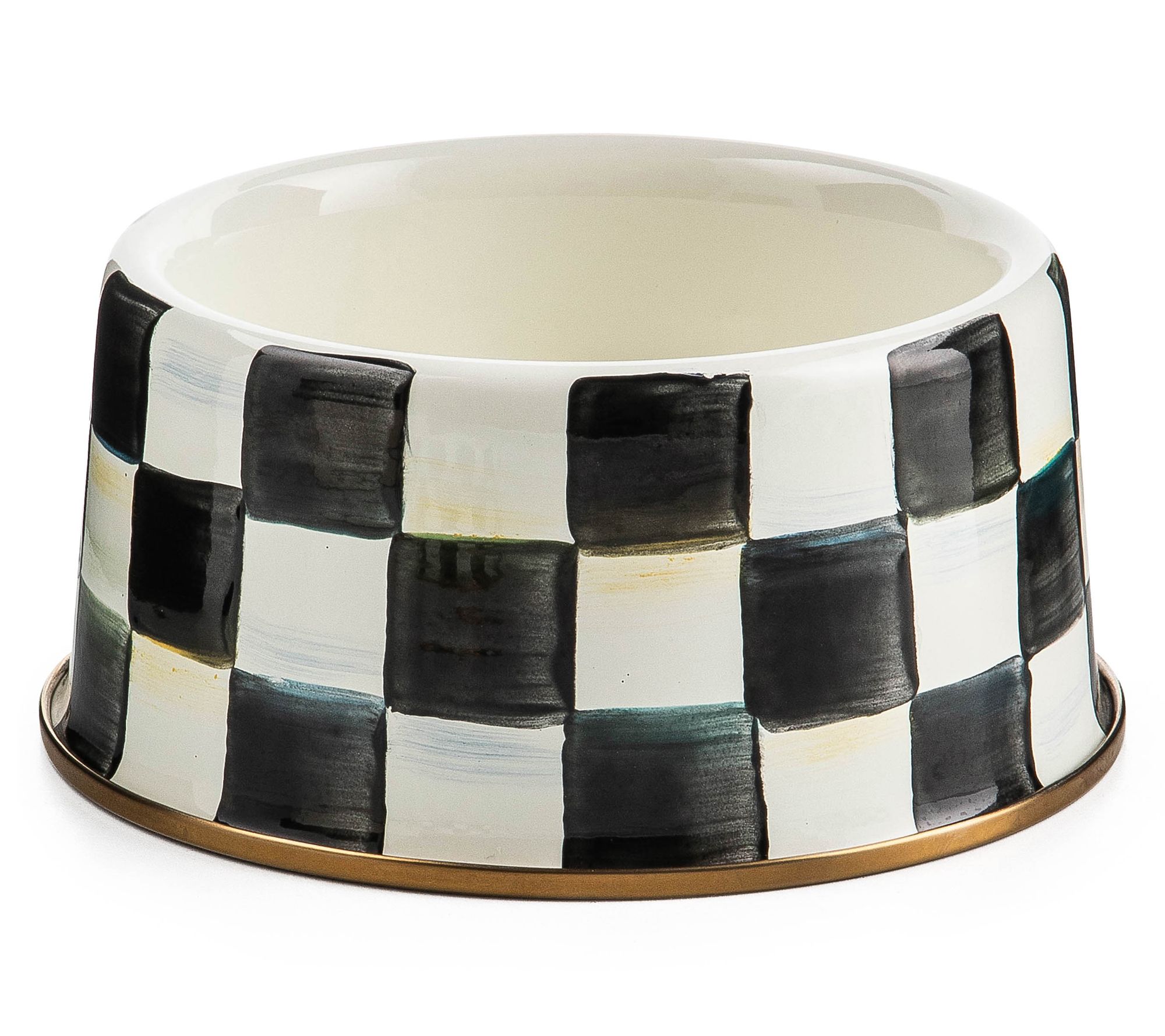 MacKenzie-Childs Check Medium Pet Dish