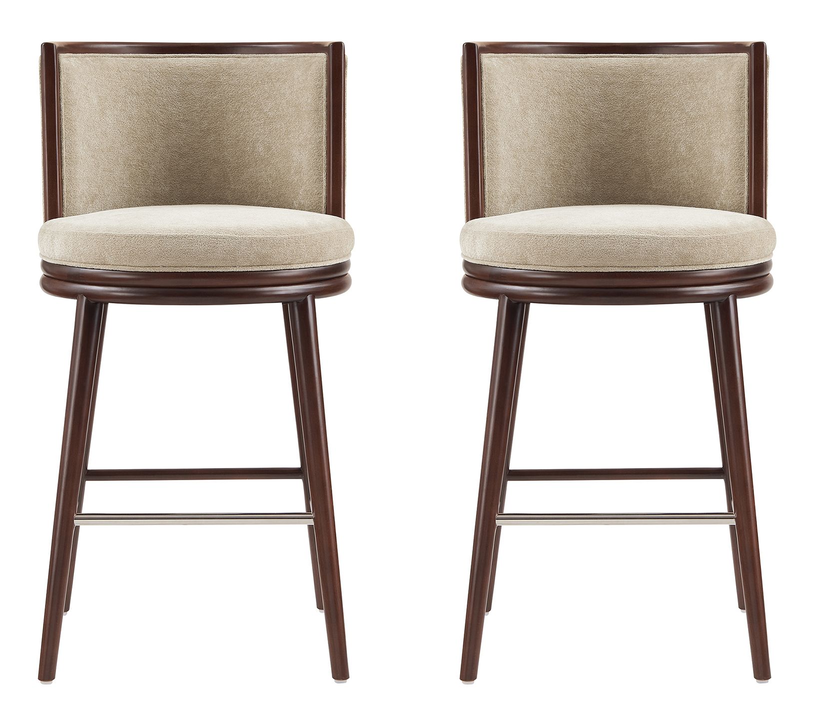 Manhattan Comfort Evalyn Barstool - Set of 2