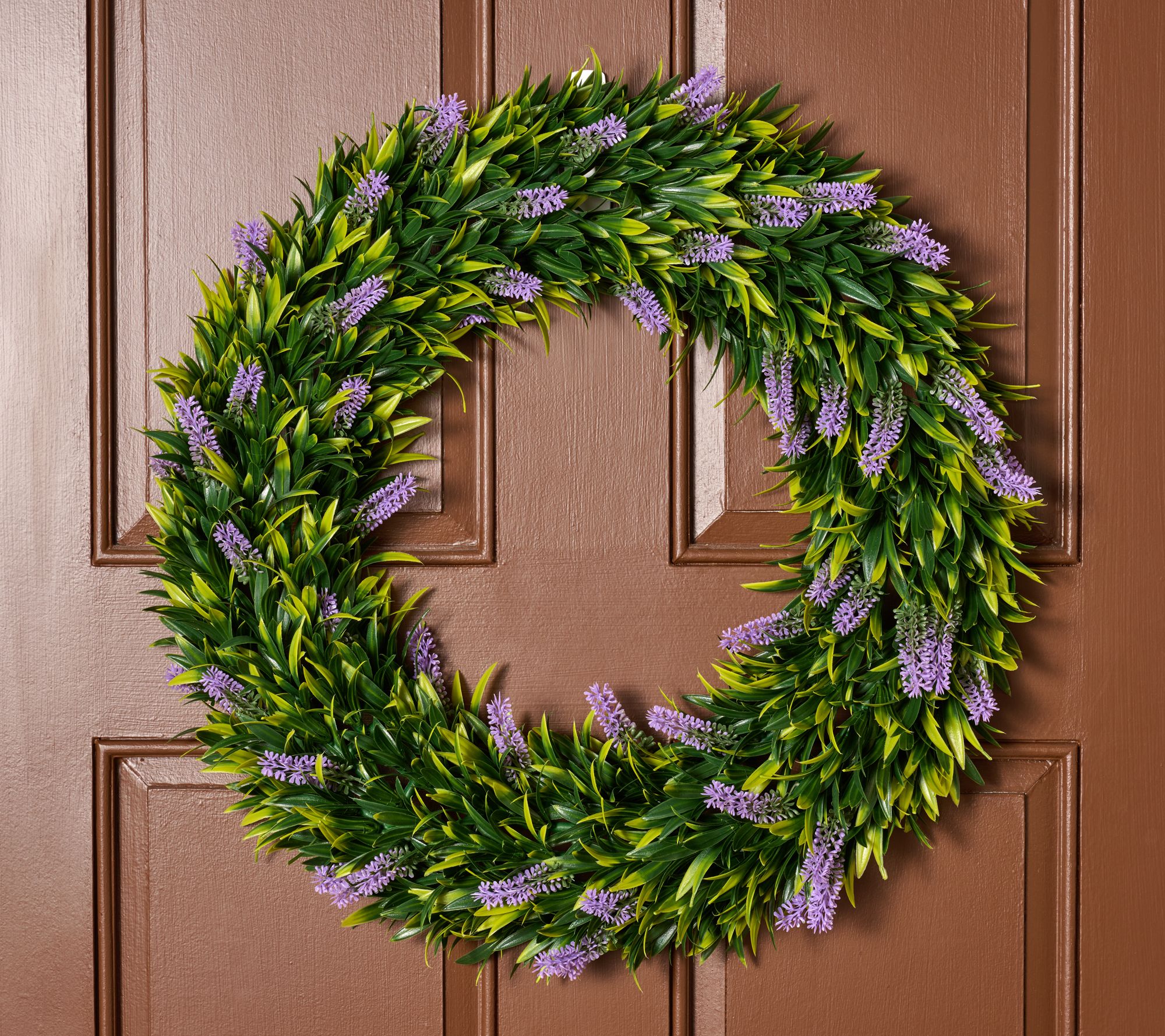 Wicker Park 24" Indoor/Outdoor Faux Floral Spring Wreath