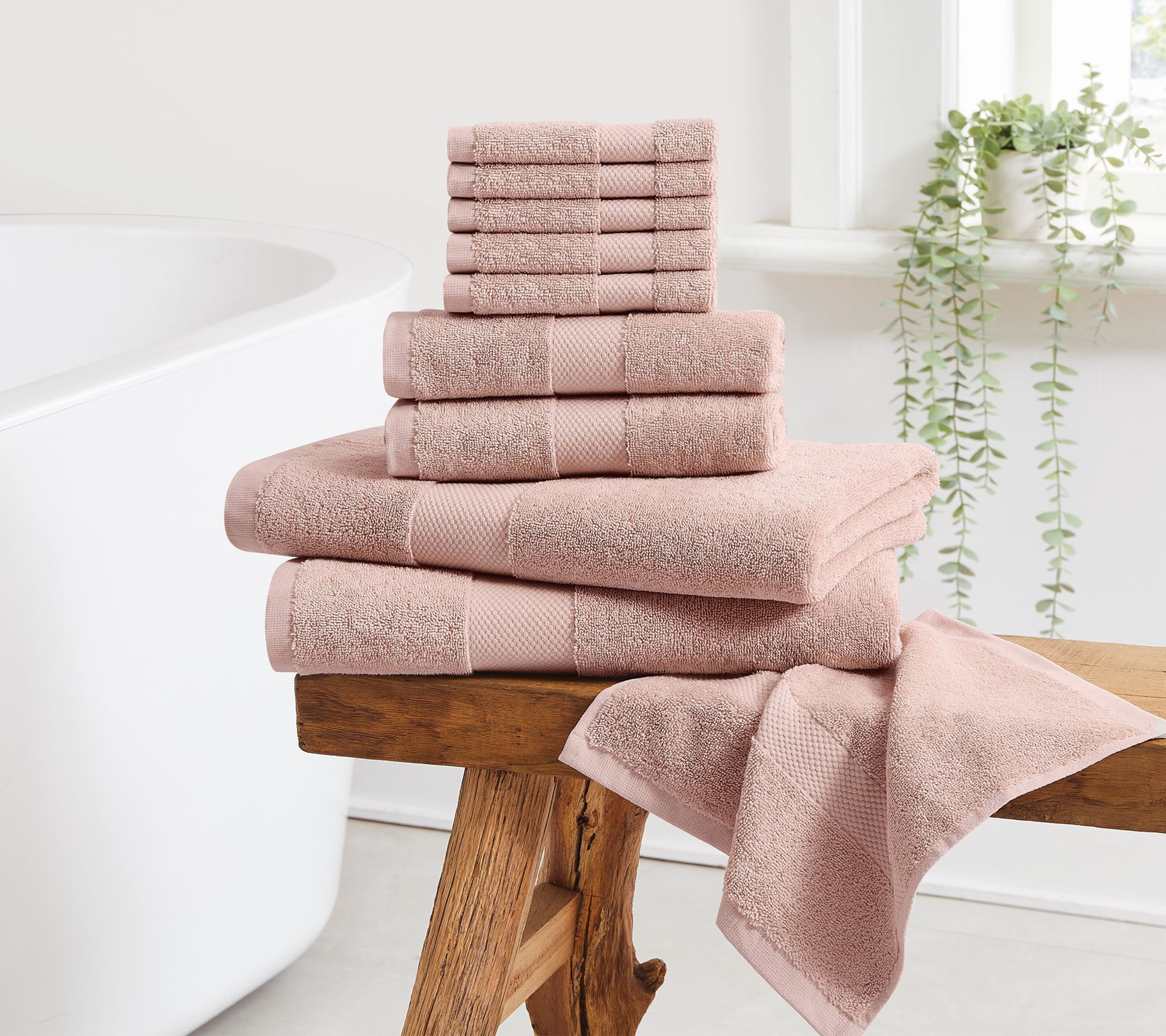 Cannon Luxe Turkish Cotton 10 Piece Towel Set
