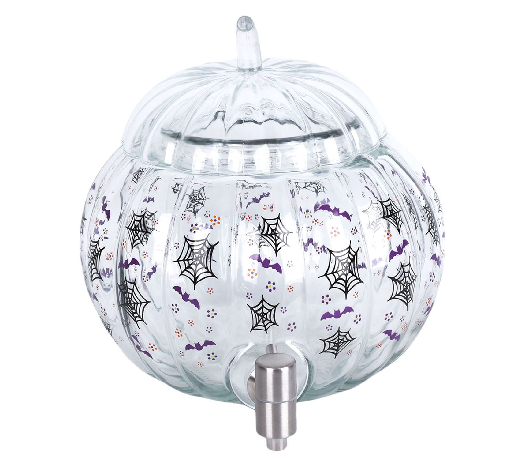 "As Is" Temp-tations 1.5- Gallon Glass Pumpkin Drink Dispenser