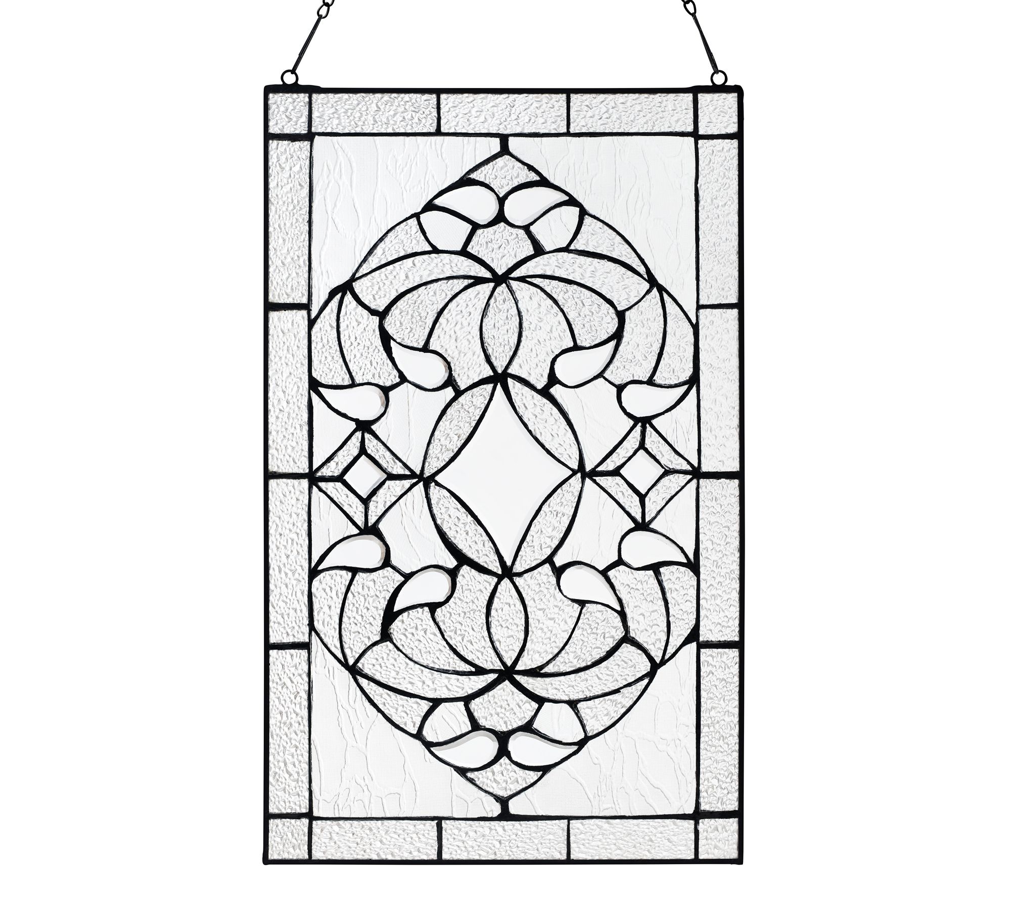 River of Goods 20" H Clear Glass Modern WindowPanel