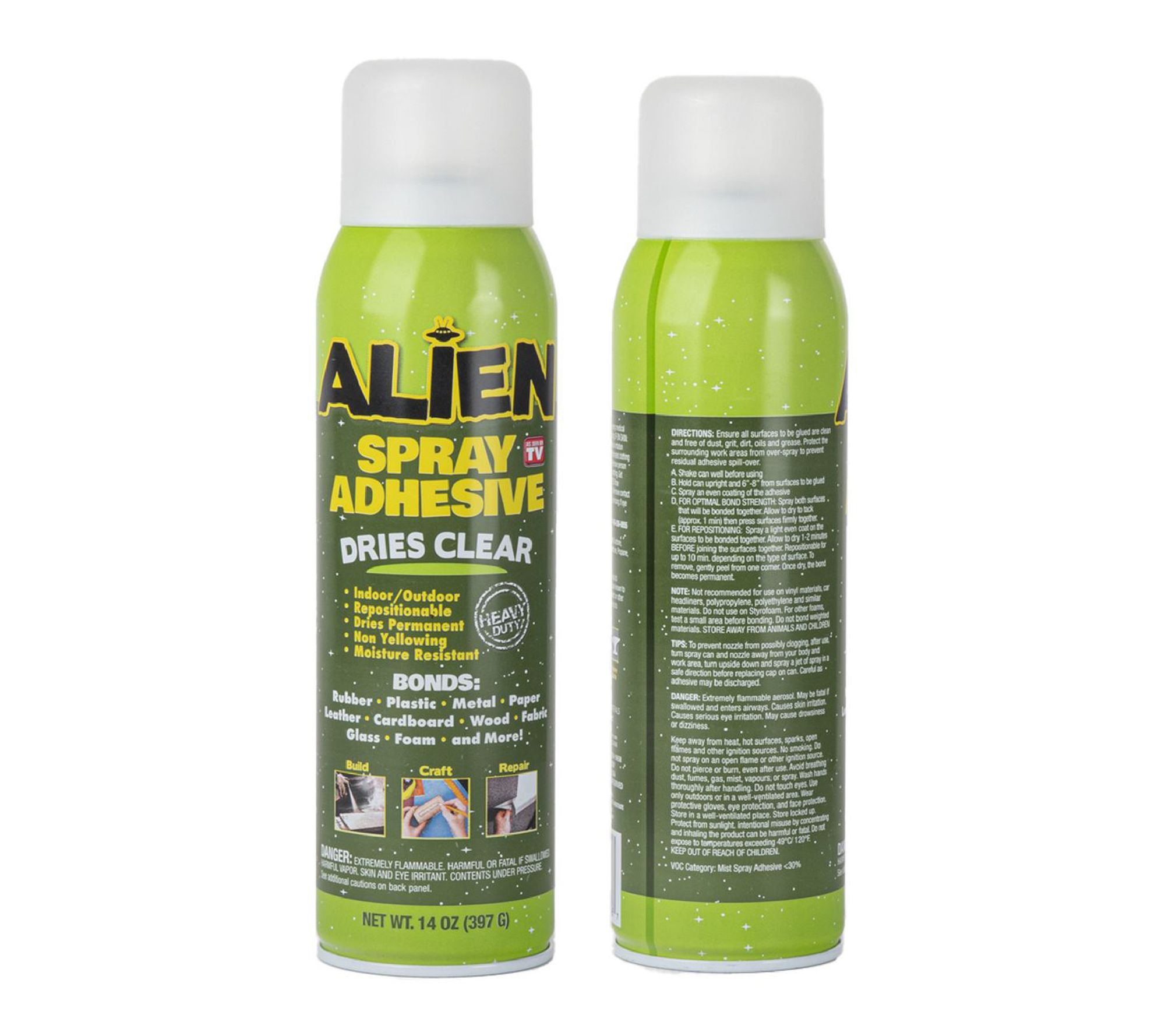 Alien All-Purpose Quick Bonding 14 Oz AdhesiveSpray
