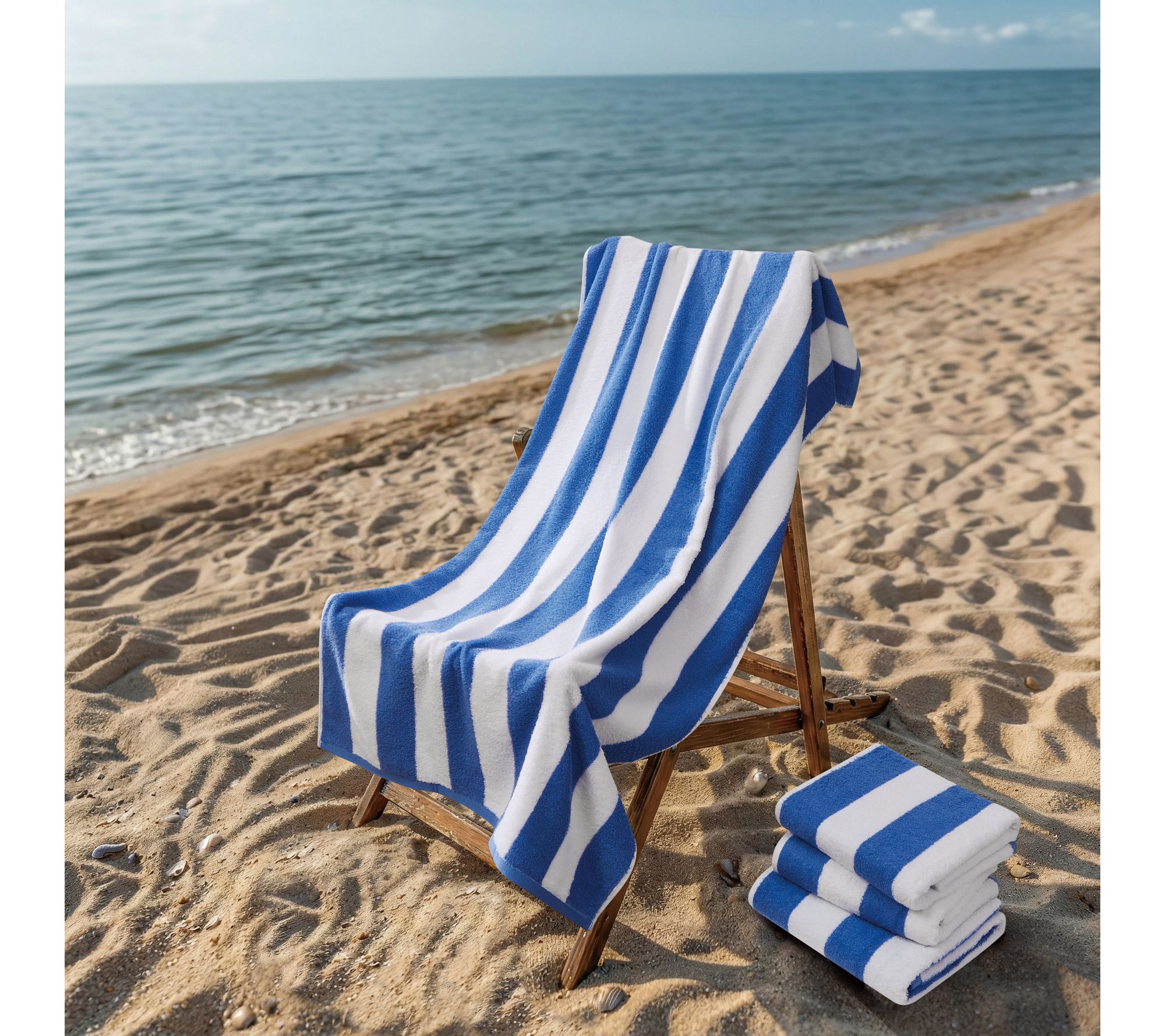 Oceanfront Resort Classic Cabana 4 Pack Beach Towel
