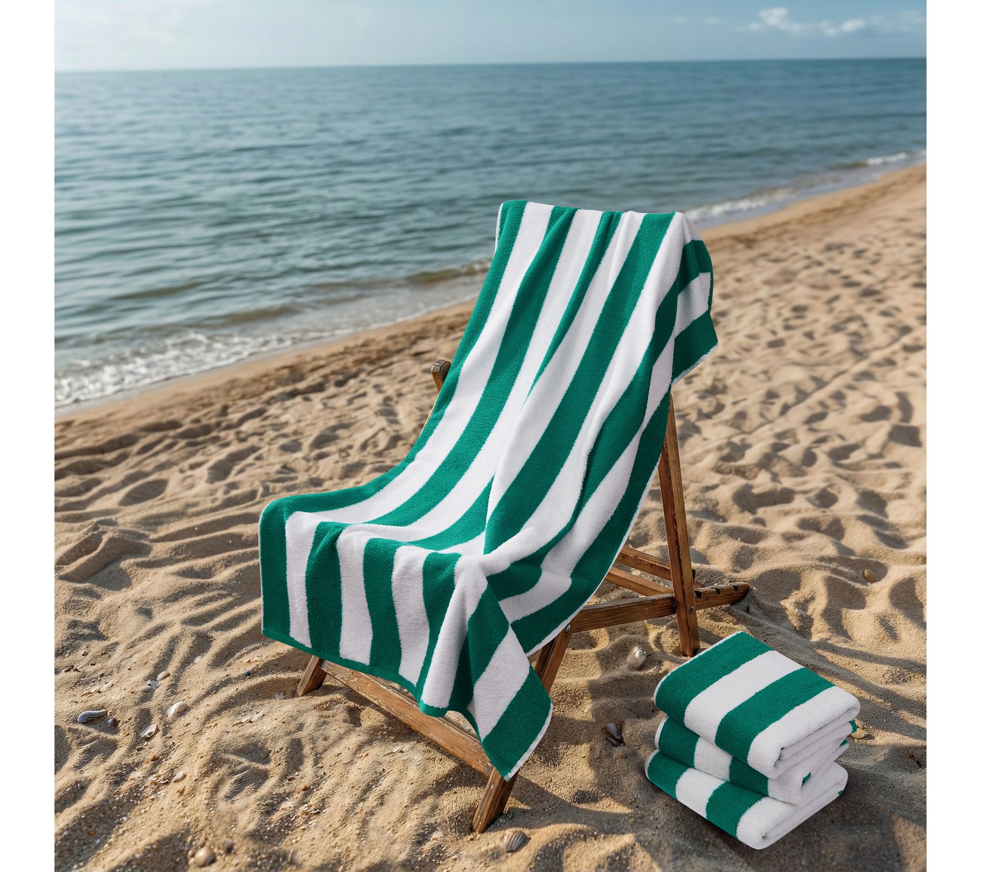 Oceanfront Resort Classic Cabana 4 Pack Beach Towel