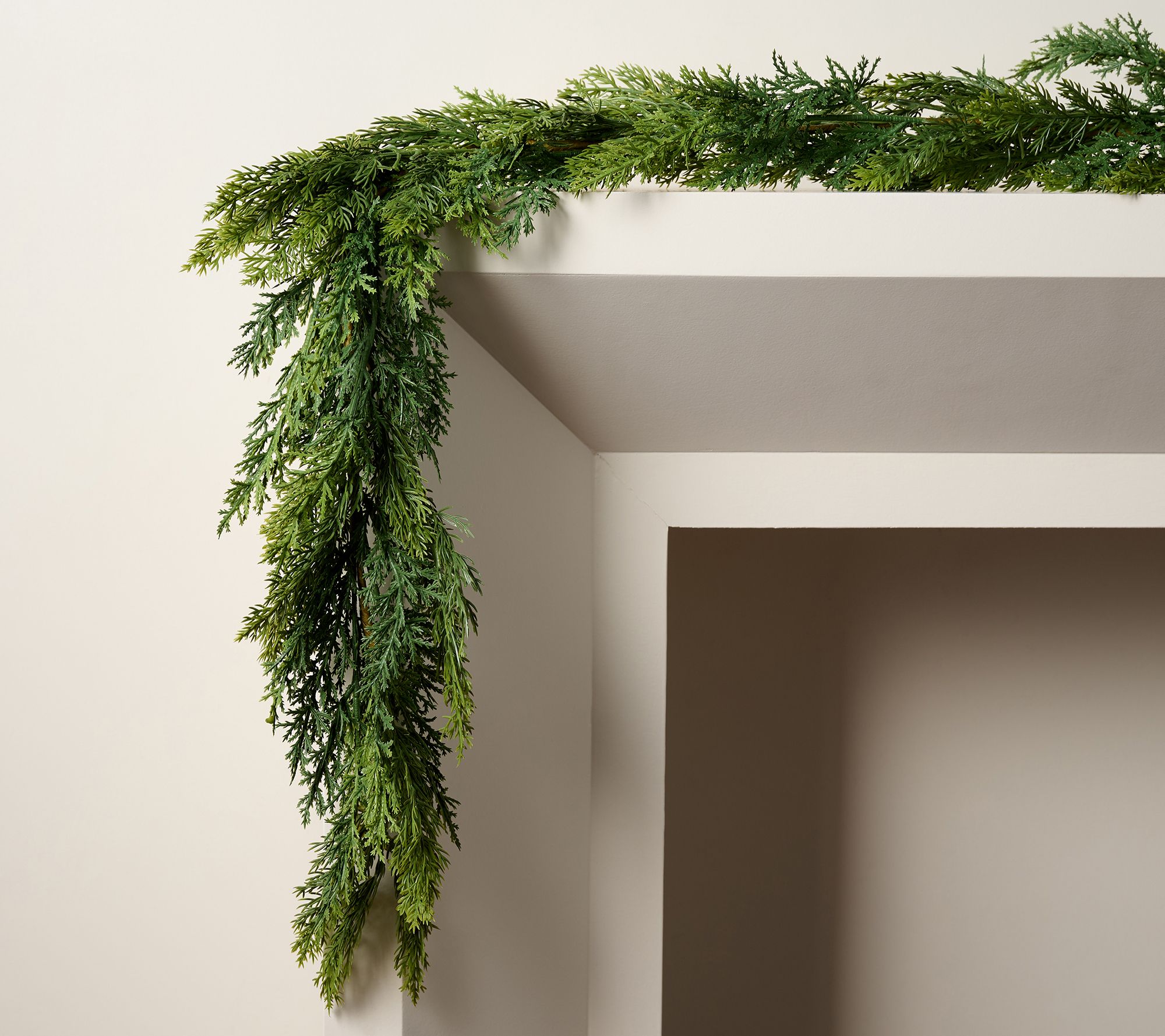 Home Reflections Winter Greens 6' Garland
