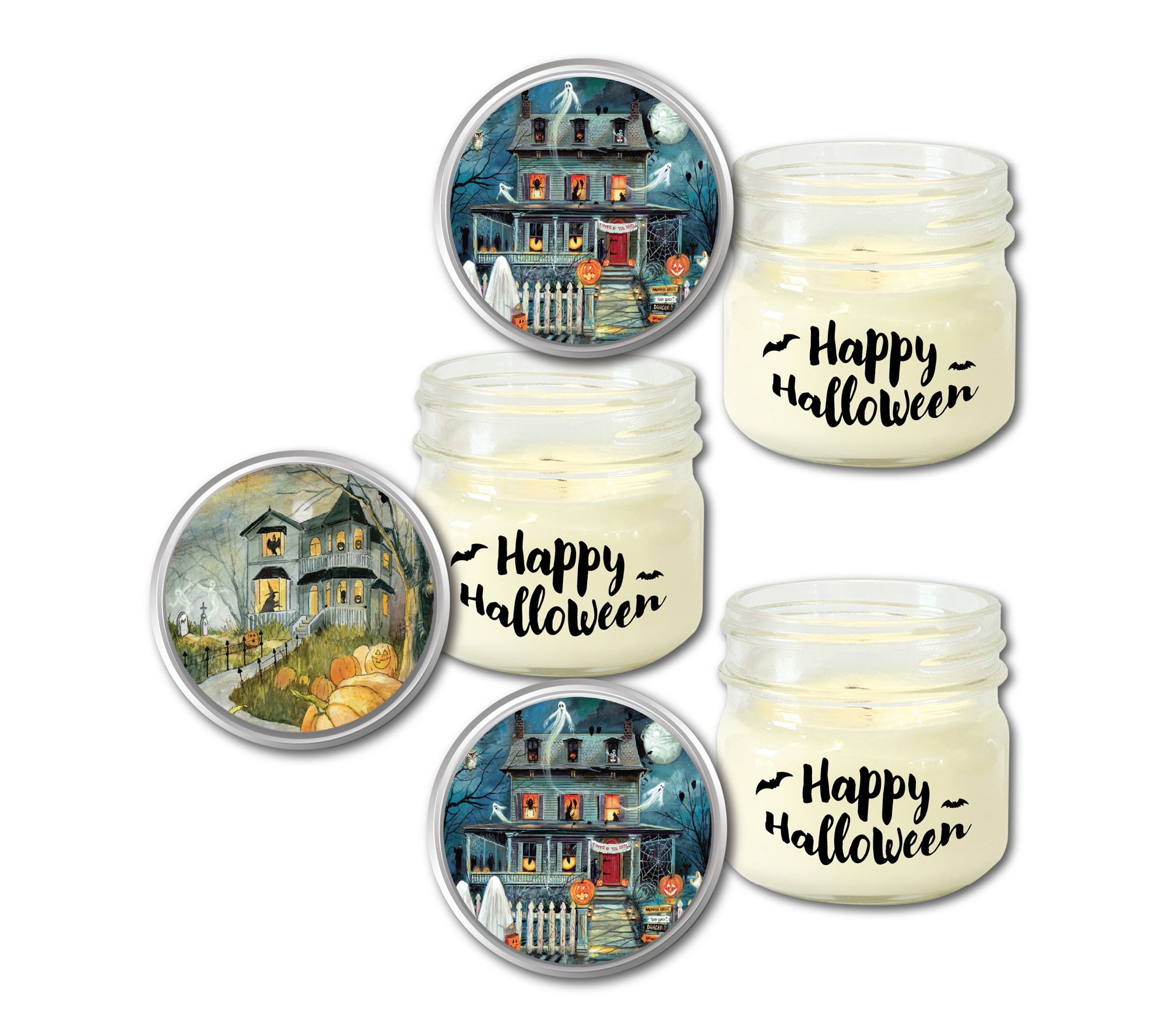 Courtside Market Haunted House I 8 oz Candle 3 pc. Set