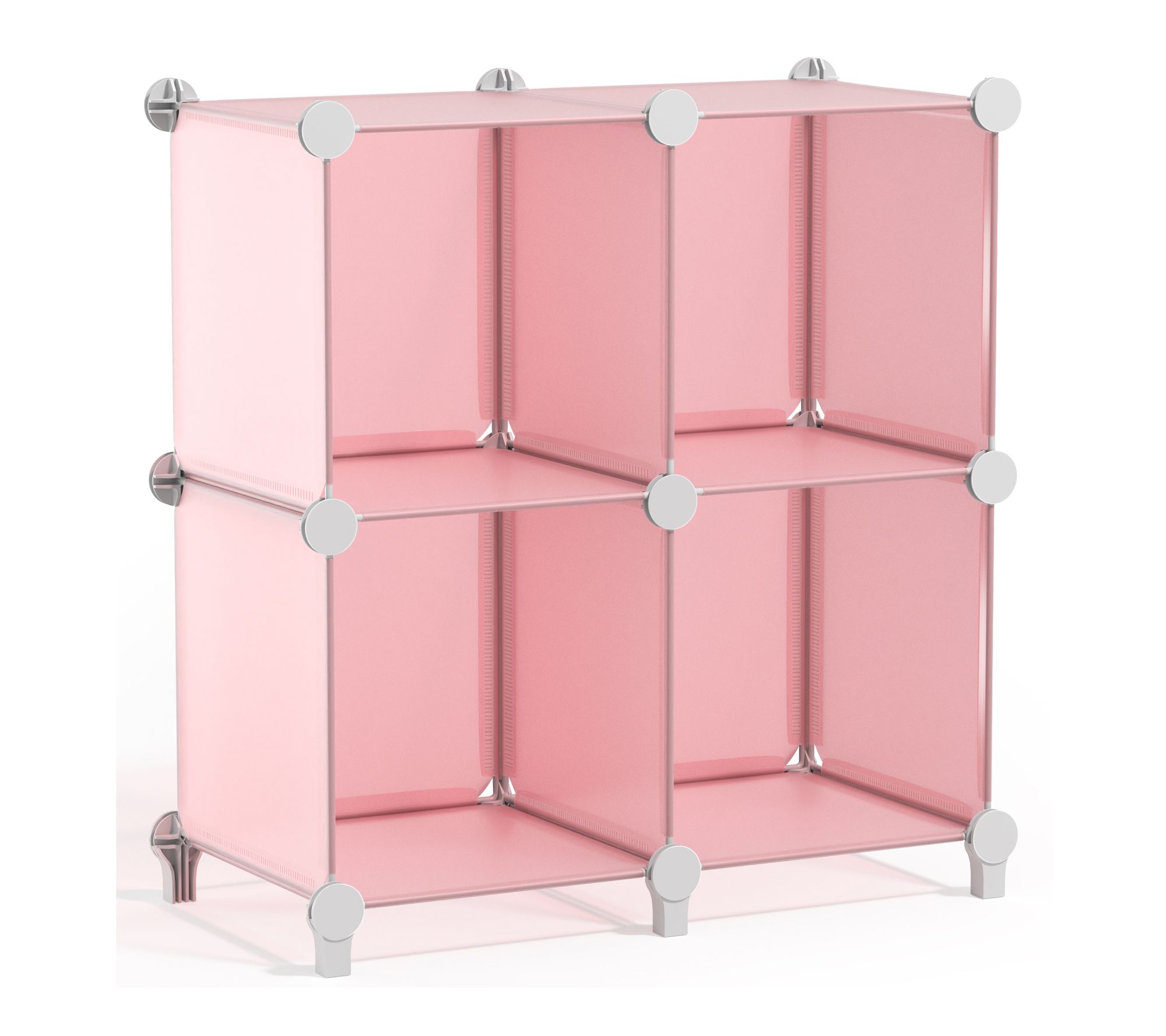 Sorbus Cube Storage Organizer Cubby Shelf - Set of 4