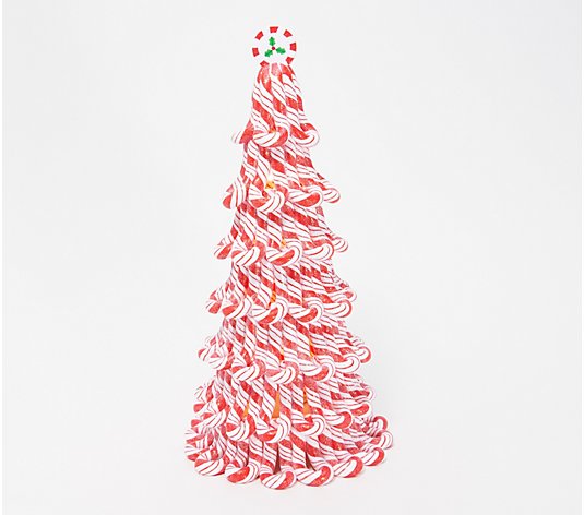 16" Oversized Peppermint Candy Tree by Valerie