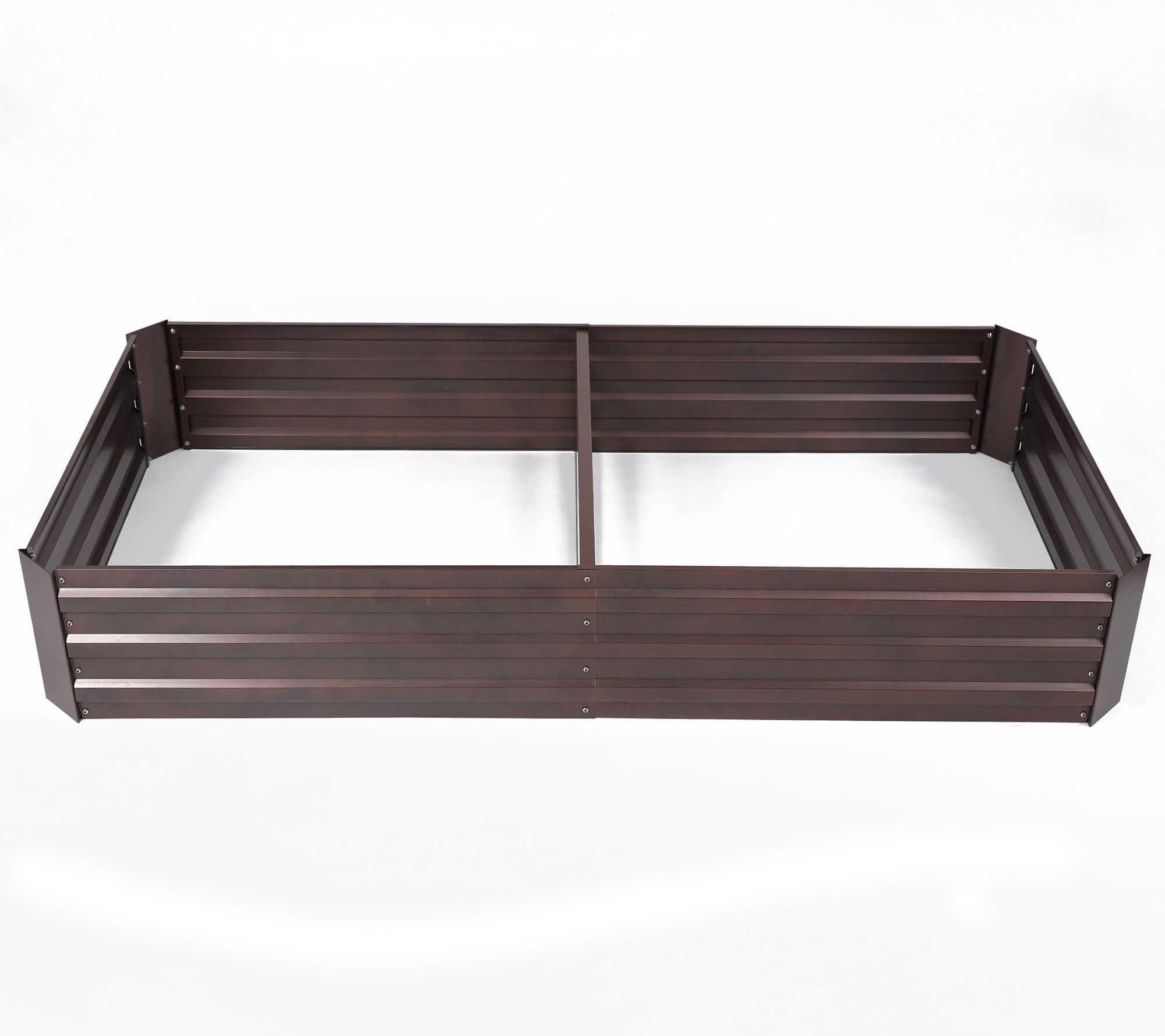 LuxenHome Metal Rectangular 6' x 3' Garden Bed