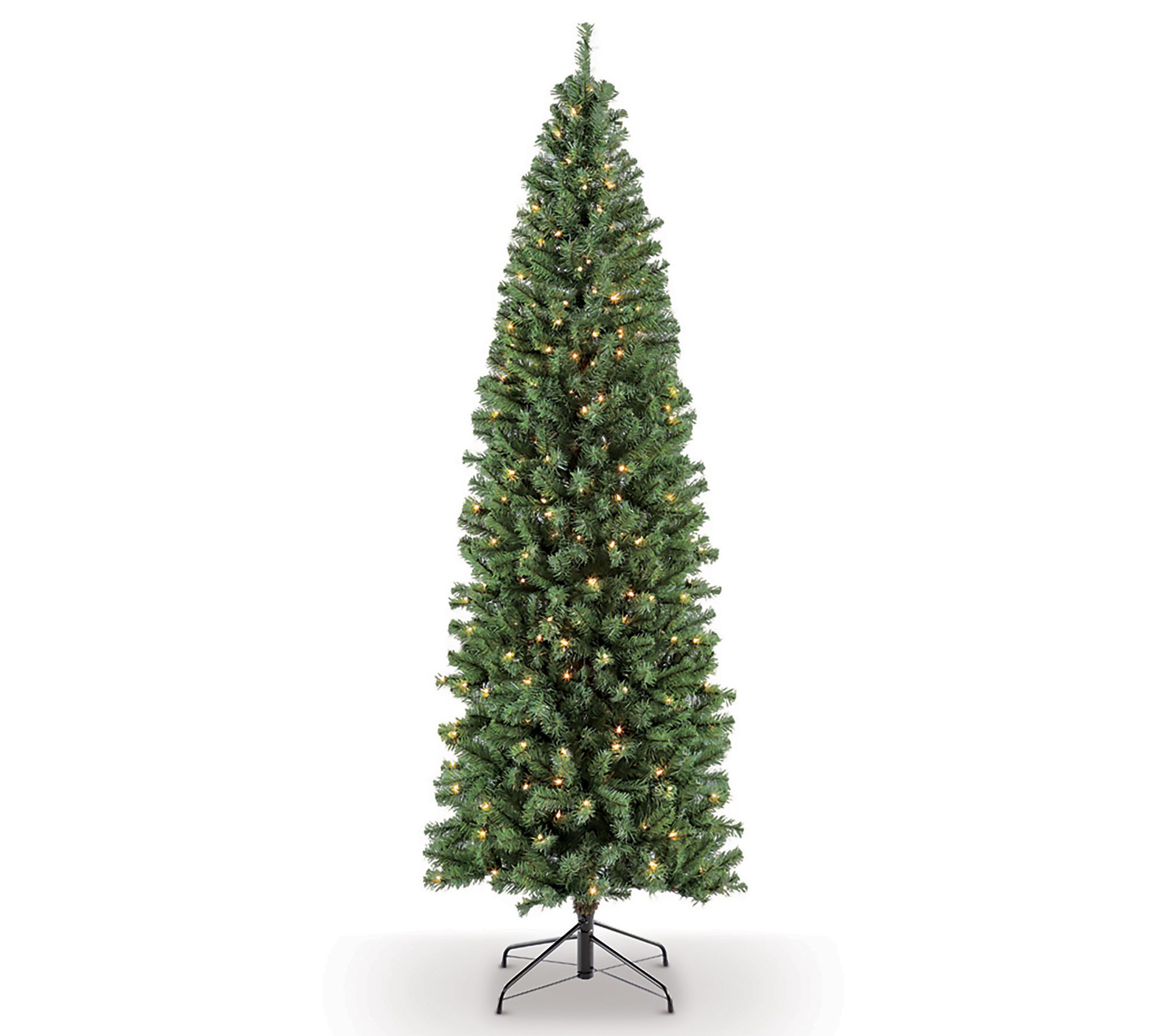 Puleo Pre-Lit 6.5' Pencil Northern Fir Christma s Tree