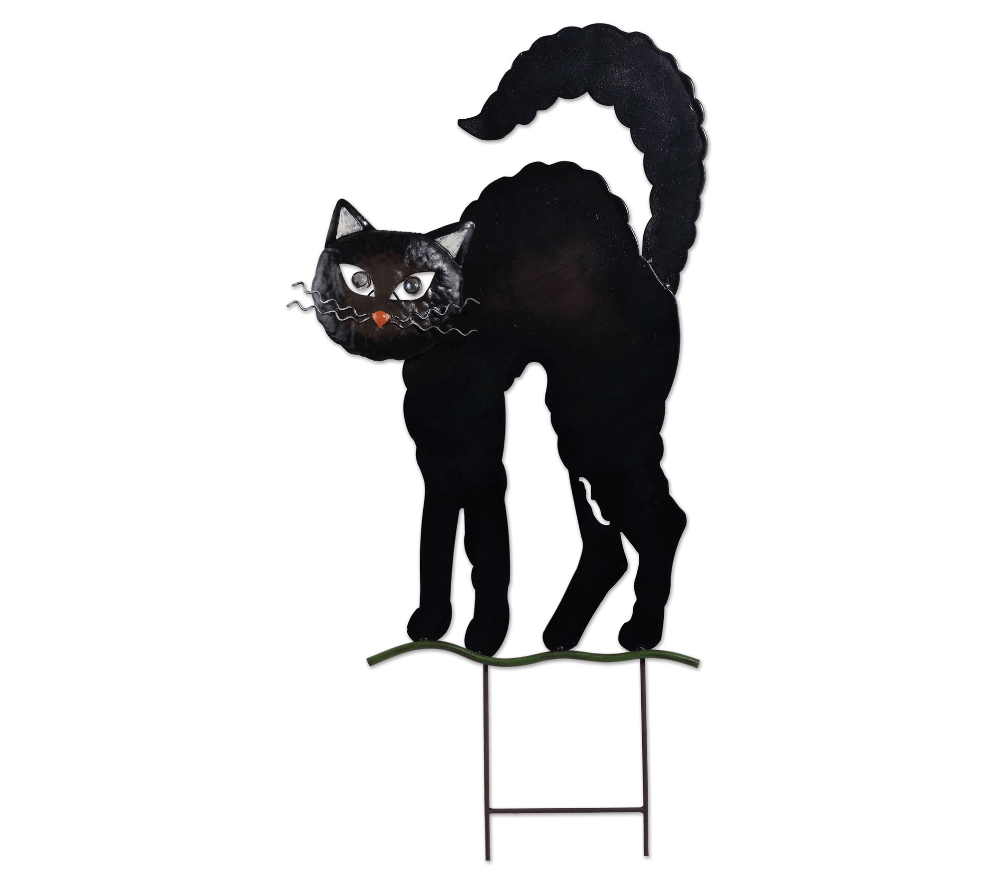 Sunset Vista Designs Black Cat solar Low Stake - QVC.com