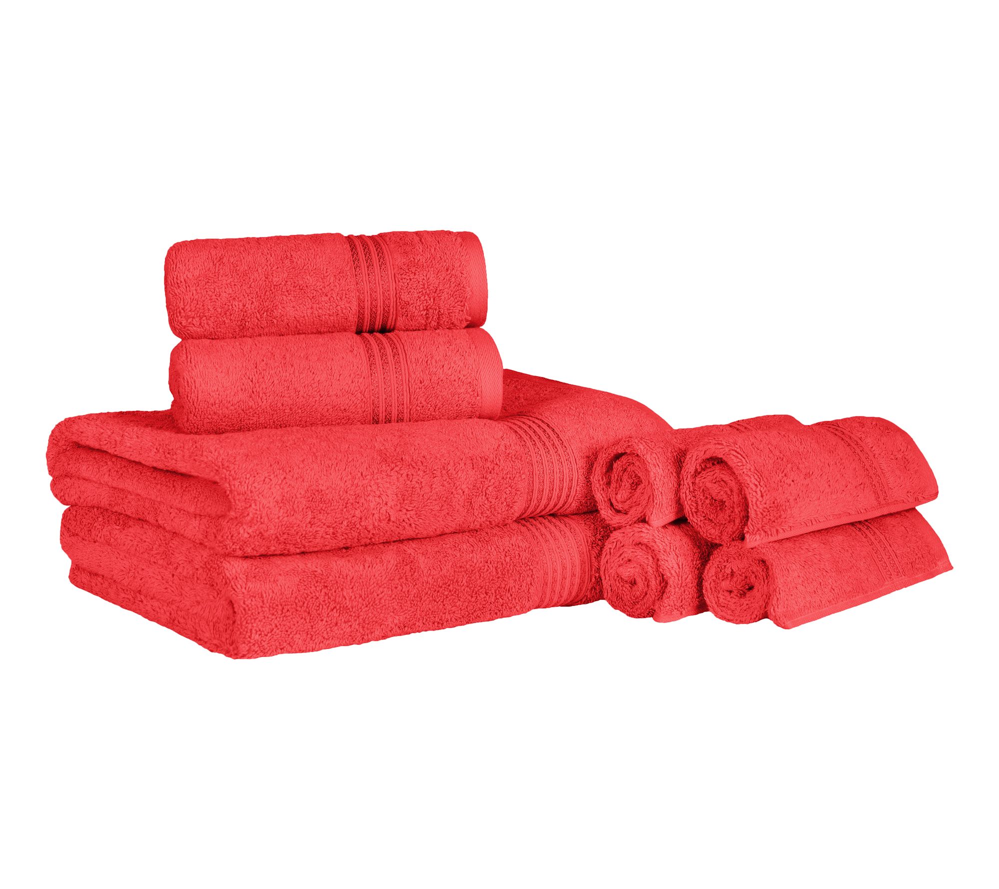 Superior Egyptian Cotton Absorbent Solid 8-Piec e Towel Set