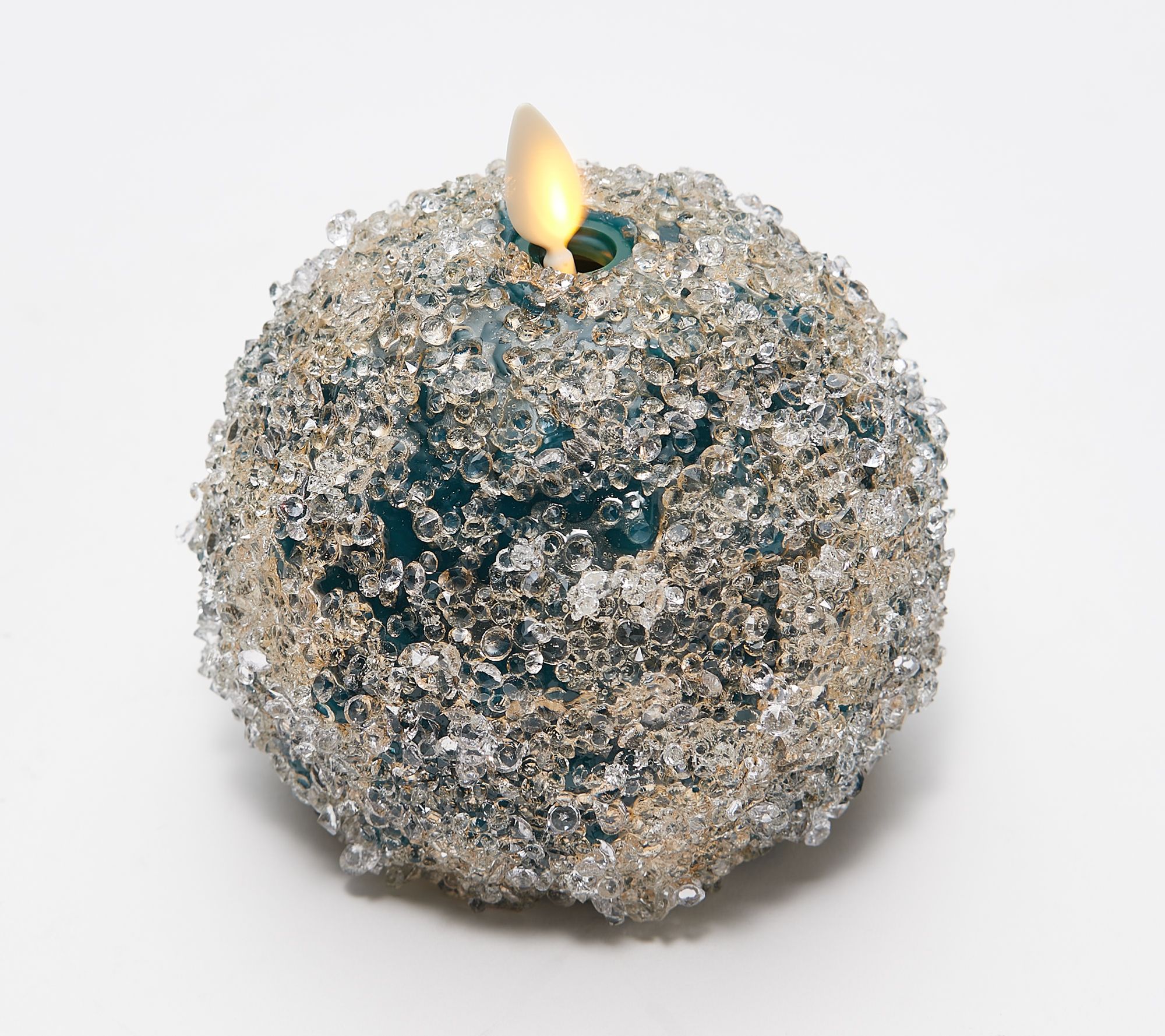 "As Is" Luminara Set2 Flameless Crystal Bead Spheres