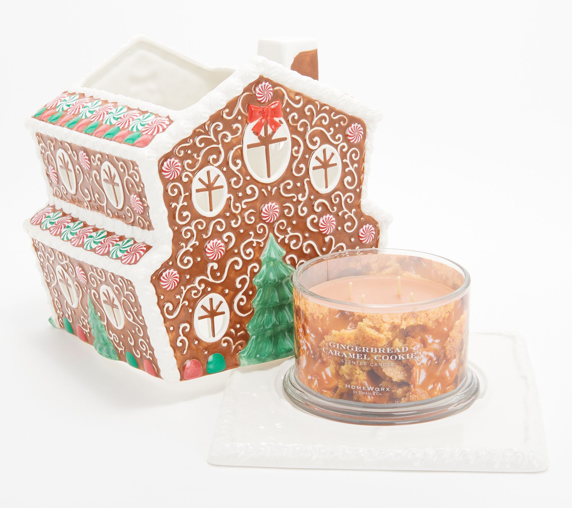 HomeWorx by Slatkin & Co. Ceramic Gingerbread House