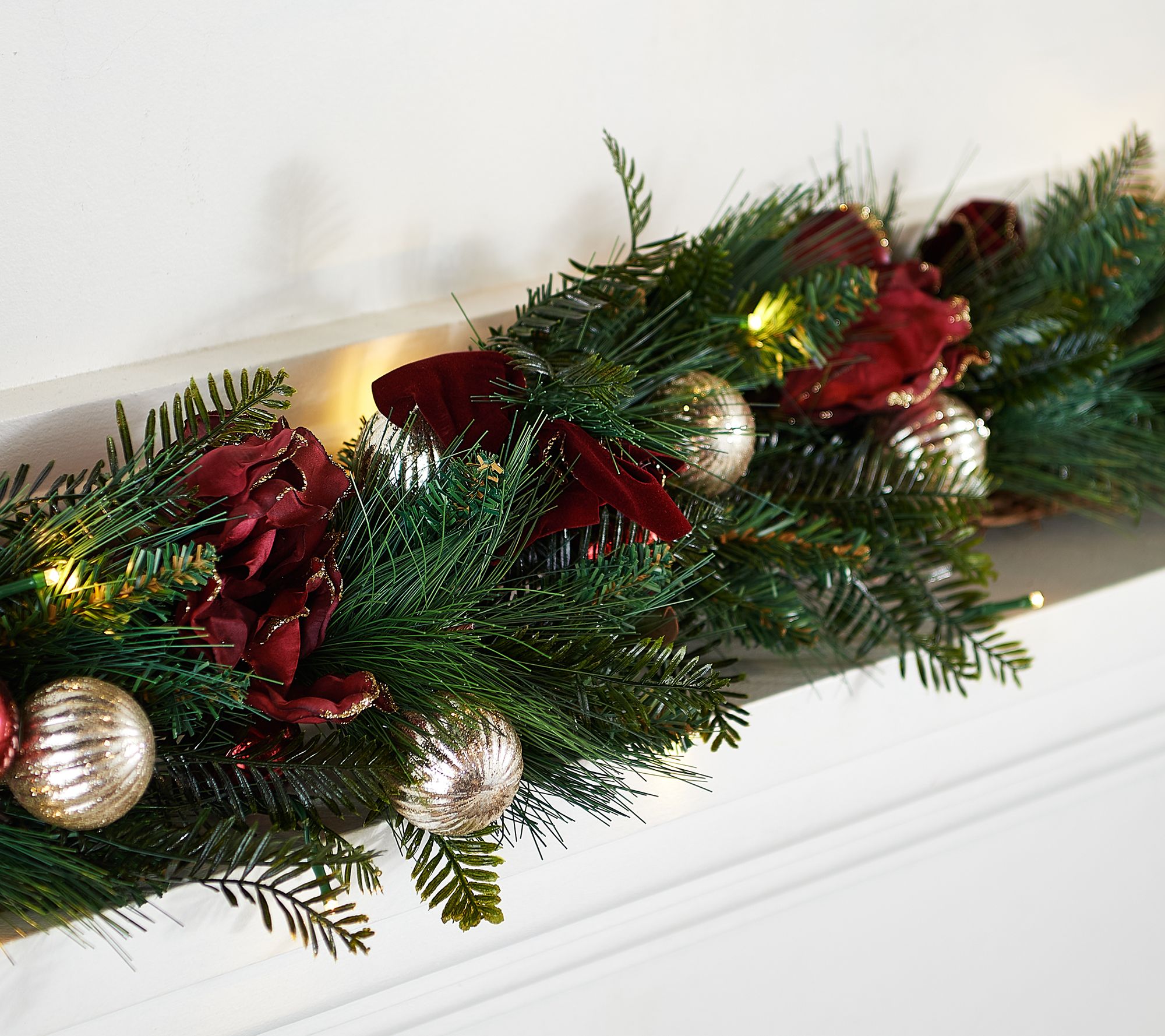 Janine LED 9\' by Luxe Decorator Simply Garland Stunning Graff