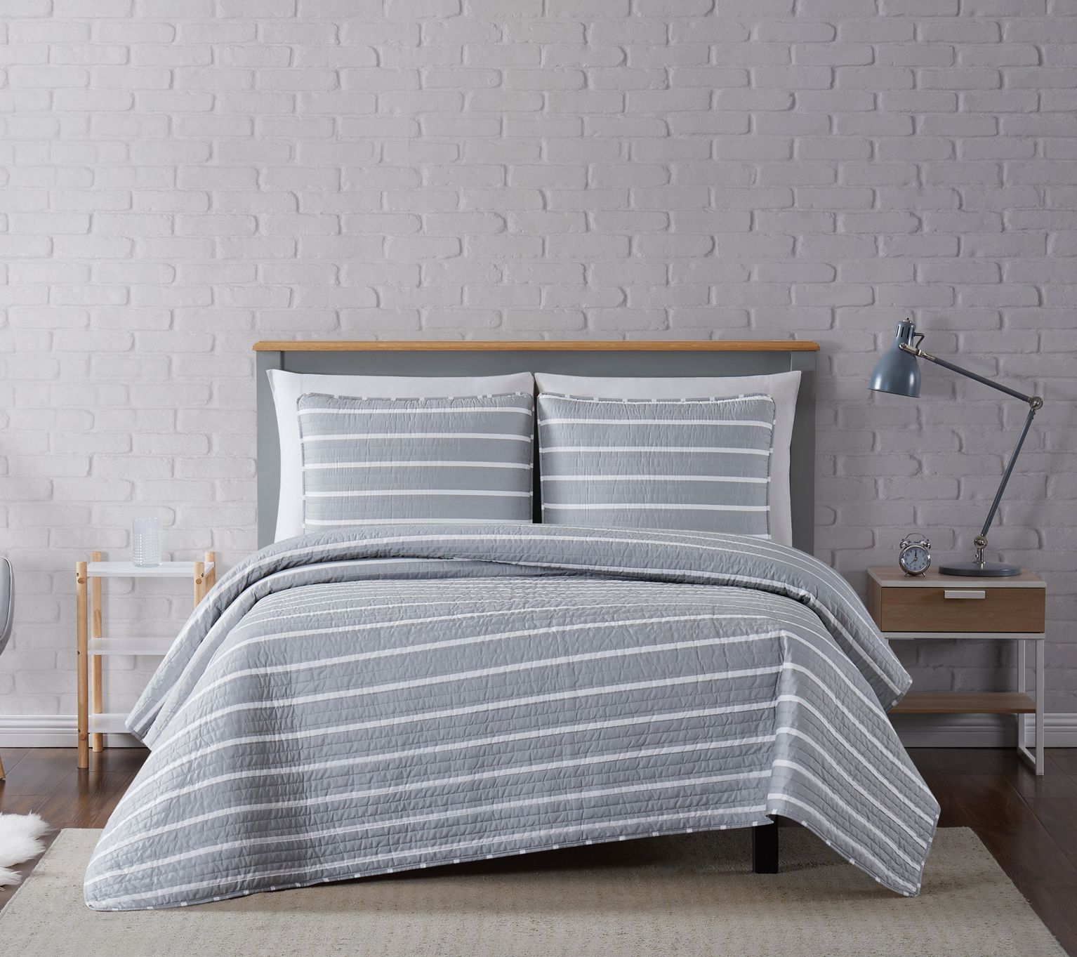 Truly Soft Maddow Stripe Twin XL 2-Piece QuiltSet