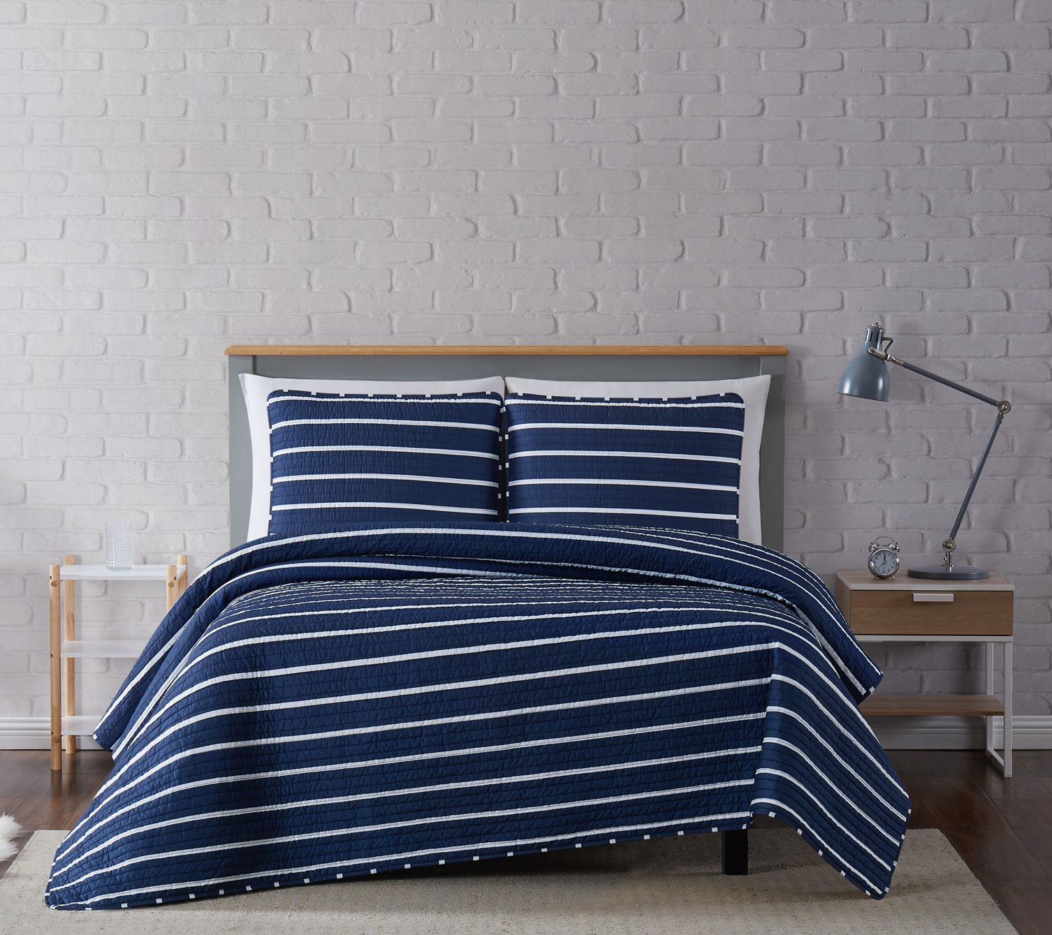 Truly Soft Maddow Stripe Twin XL 2-Piece QuiltSet