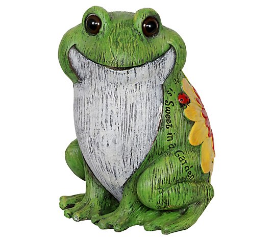 Exhart Colorful Garden Frog