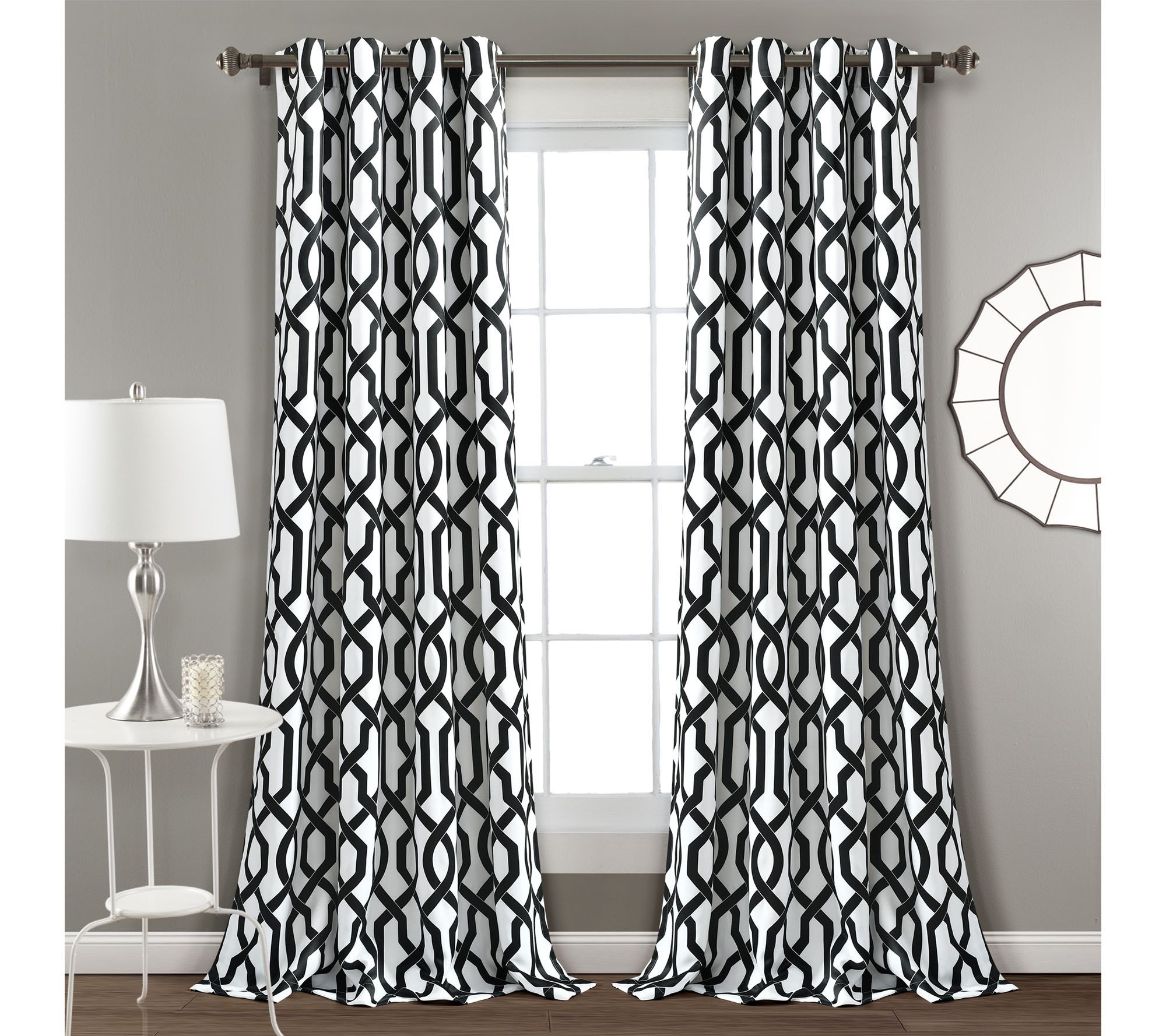 Edward Trellis 52"x95" Set of 2 Room Darkeningindow Panels