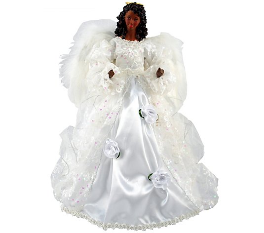 16" Wedding Dress Angel Tree Topper by Santa'sWorkshop
