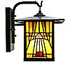 River of Goods 11.75"H Mission Stained Glass Outdoor Light, 2 of 7