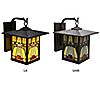 River of Goods 11.75"H Mission Stained Glass Outdoor Light, 4 of 7