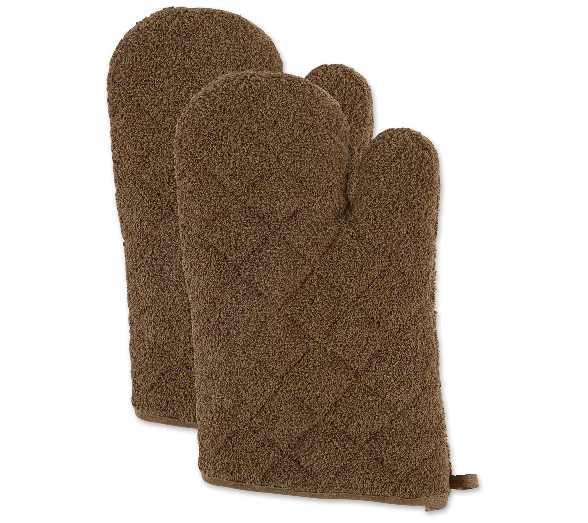 Design Imports Terry Oven Mitt Set of 2