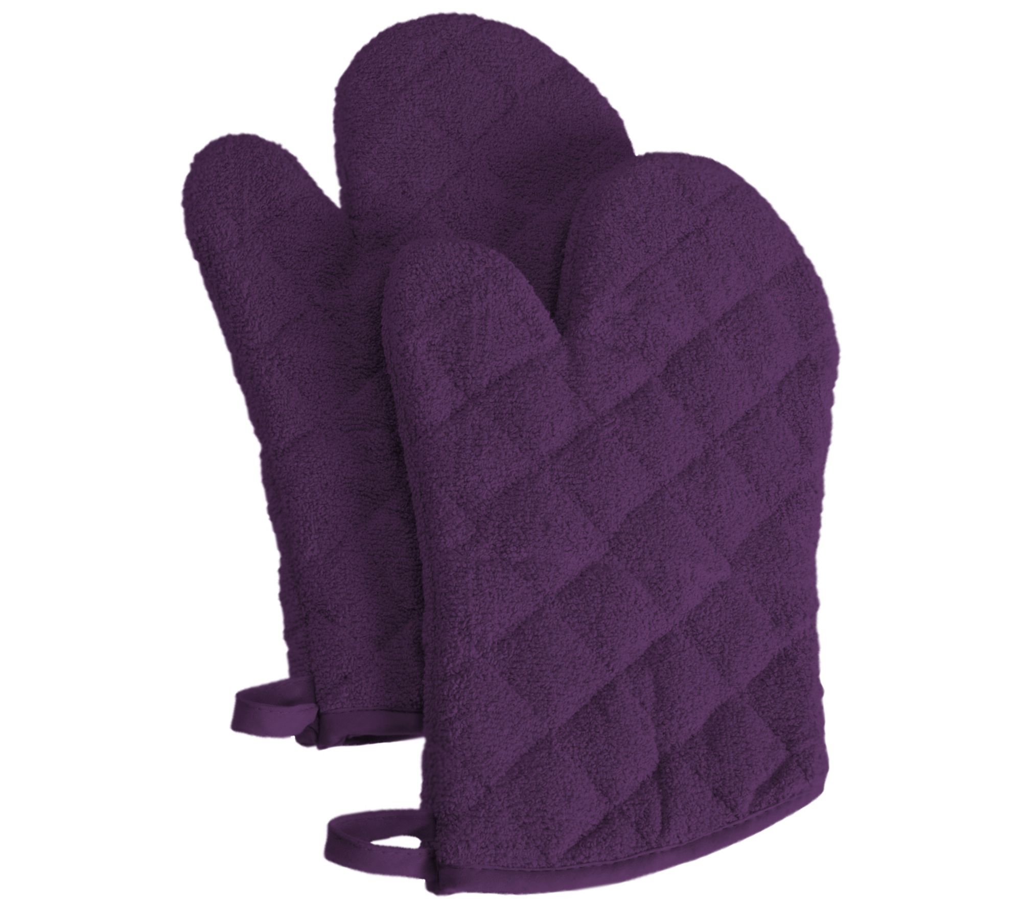 Design Imports Terry Oven Mitt Set of 2