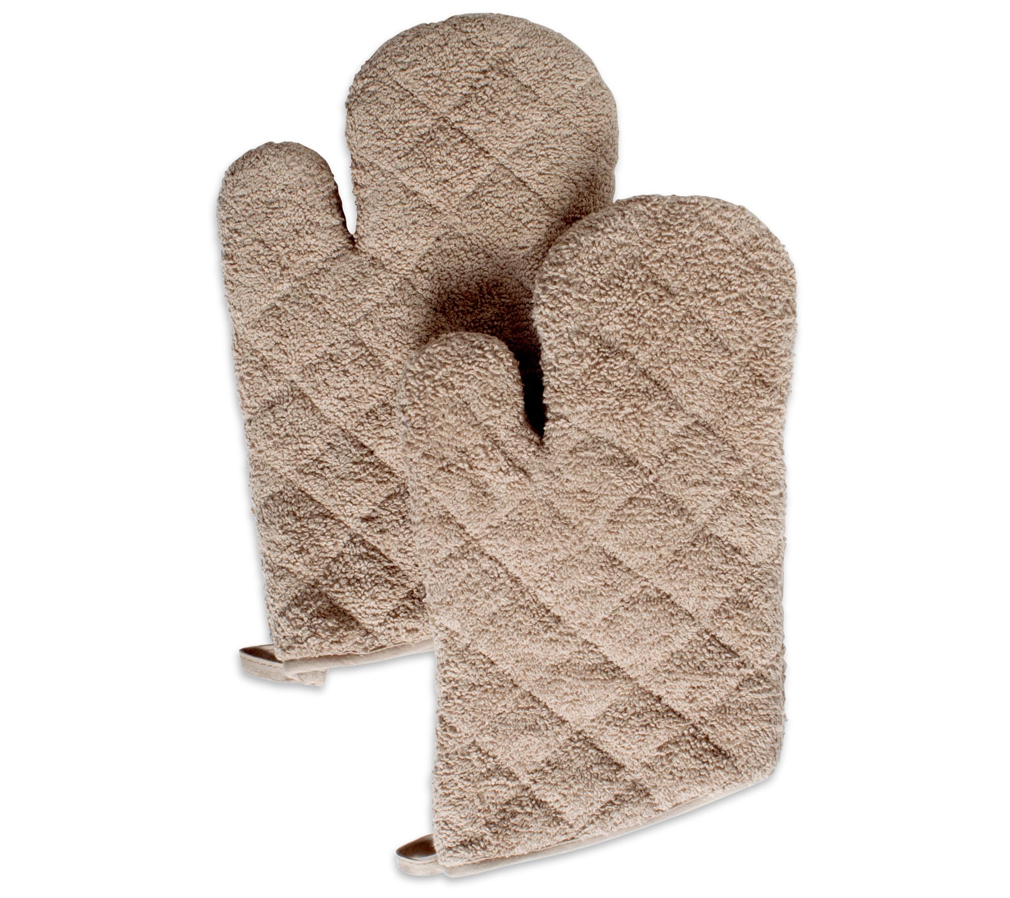 Design Imports Terry Oven Mitt Set of 2