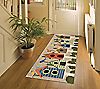 Liora Manne Frontporch Birdhouses In/Out Rug Multi 24"X60", 1 of 4