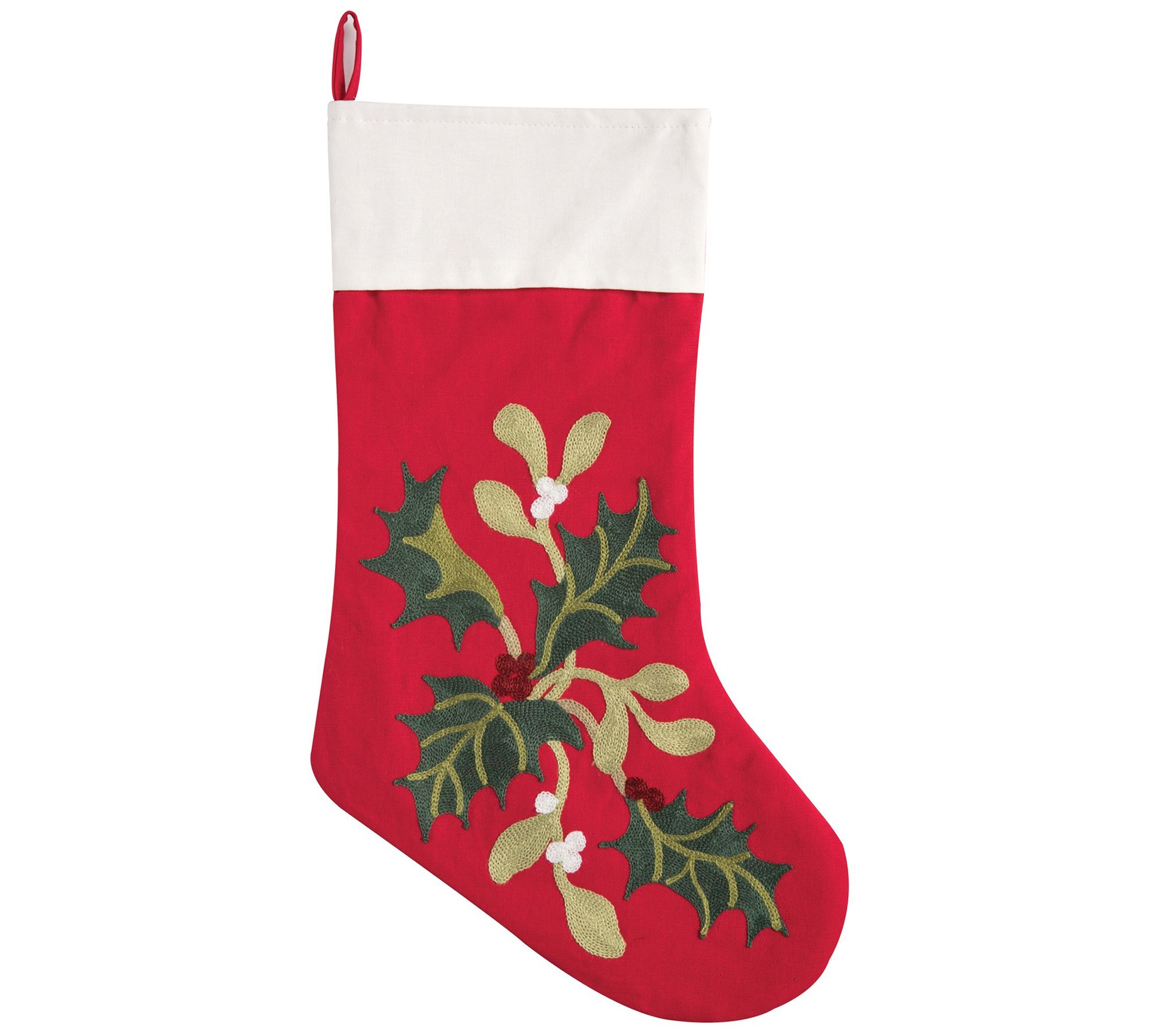 C&F Home Holly Branch Stocking