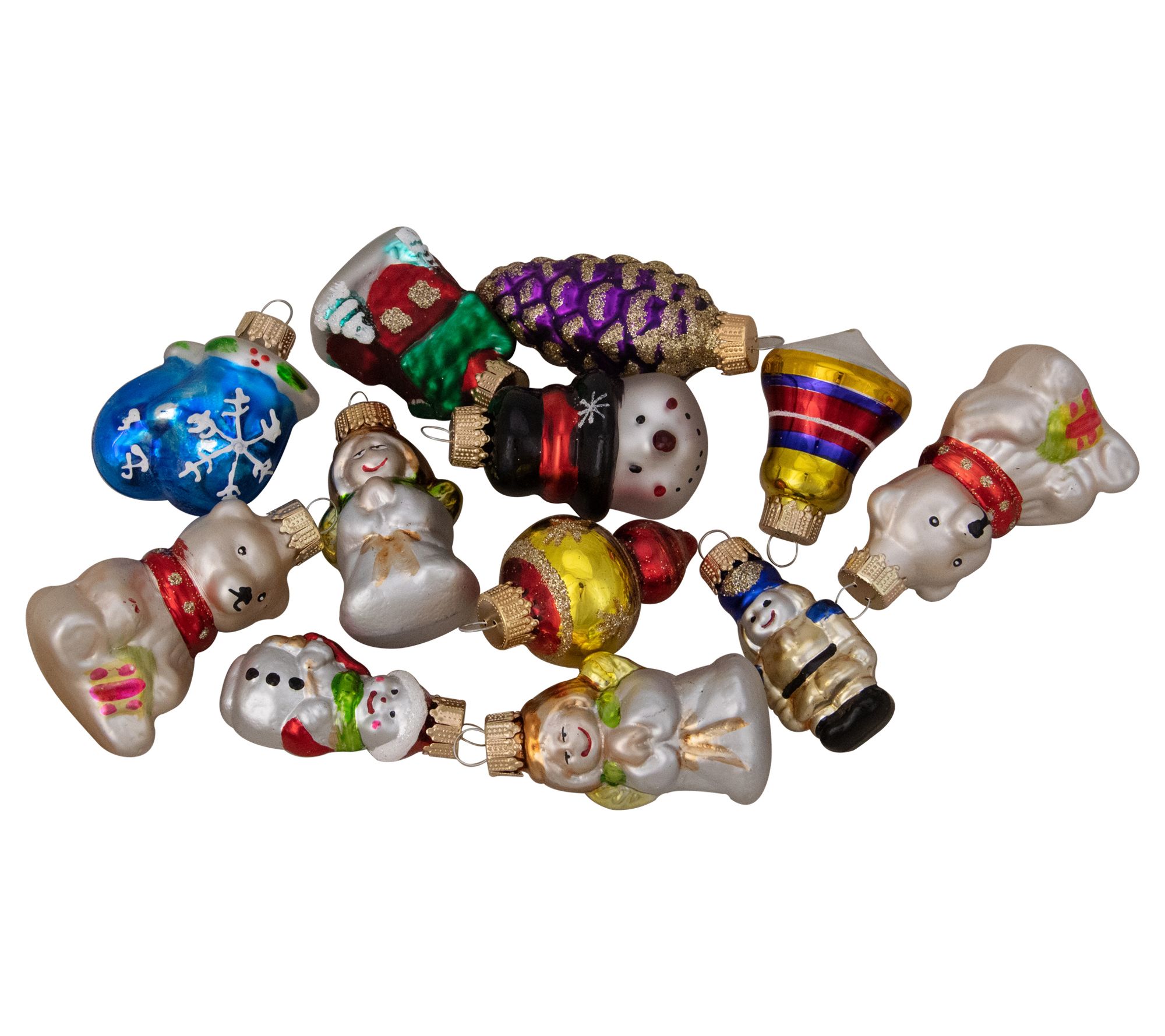 Northlight Winter & Figurine Ornaments - Set of12