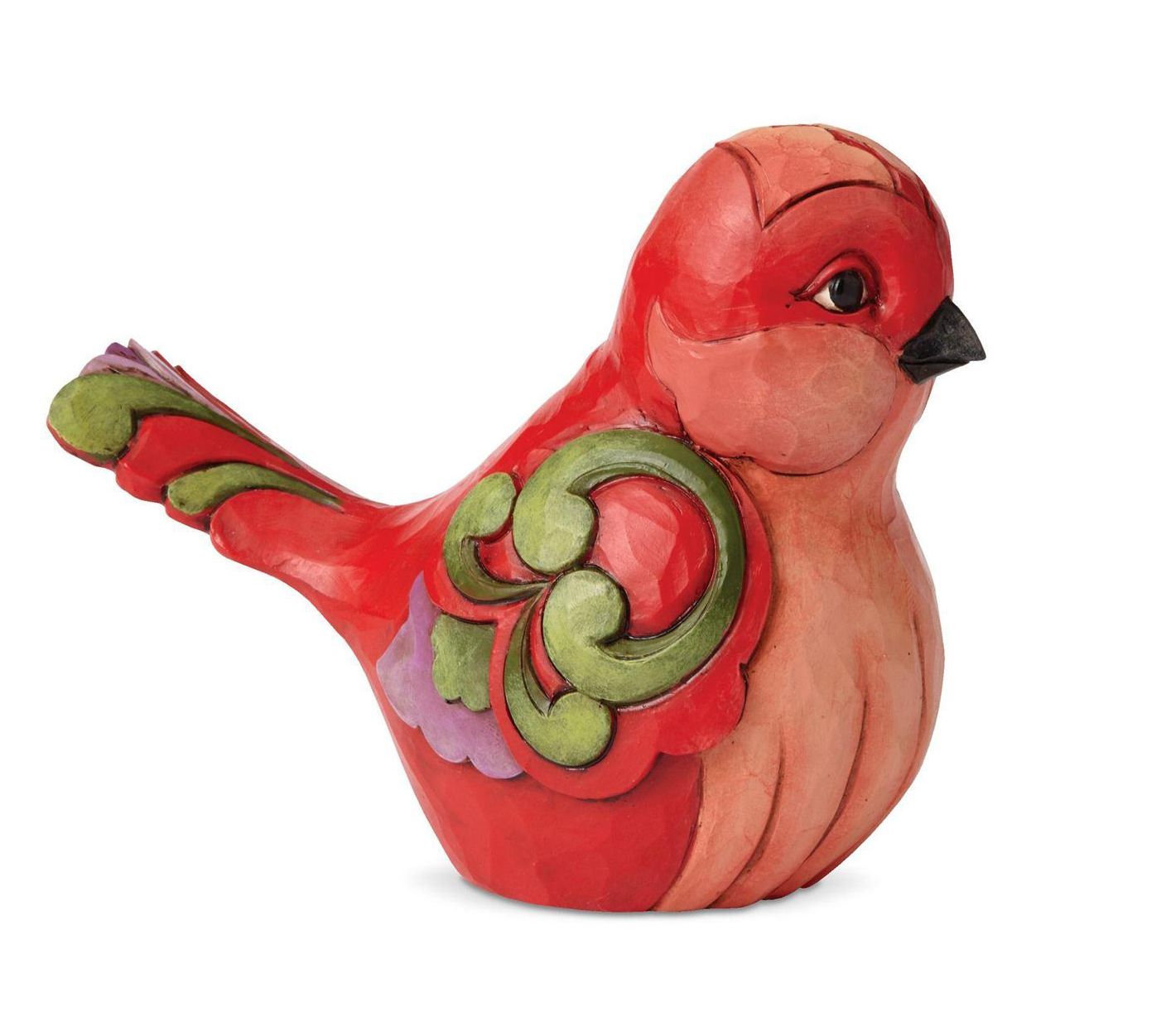 Enesco Jim Shore Red Floral Bird