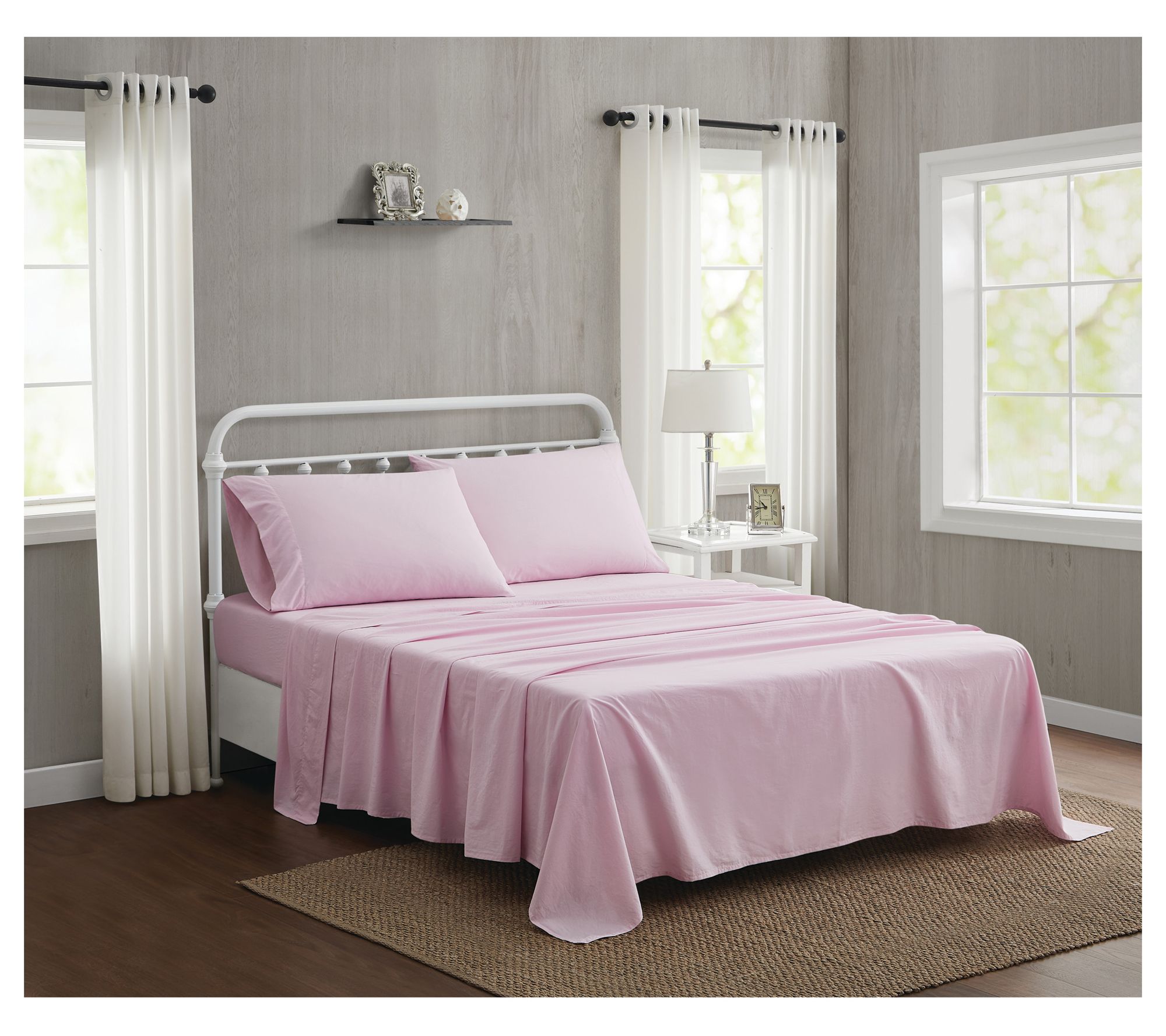 The Farmhouse by Rachel Ashwell Washed Cotton Fll Sheet Set