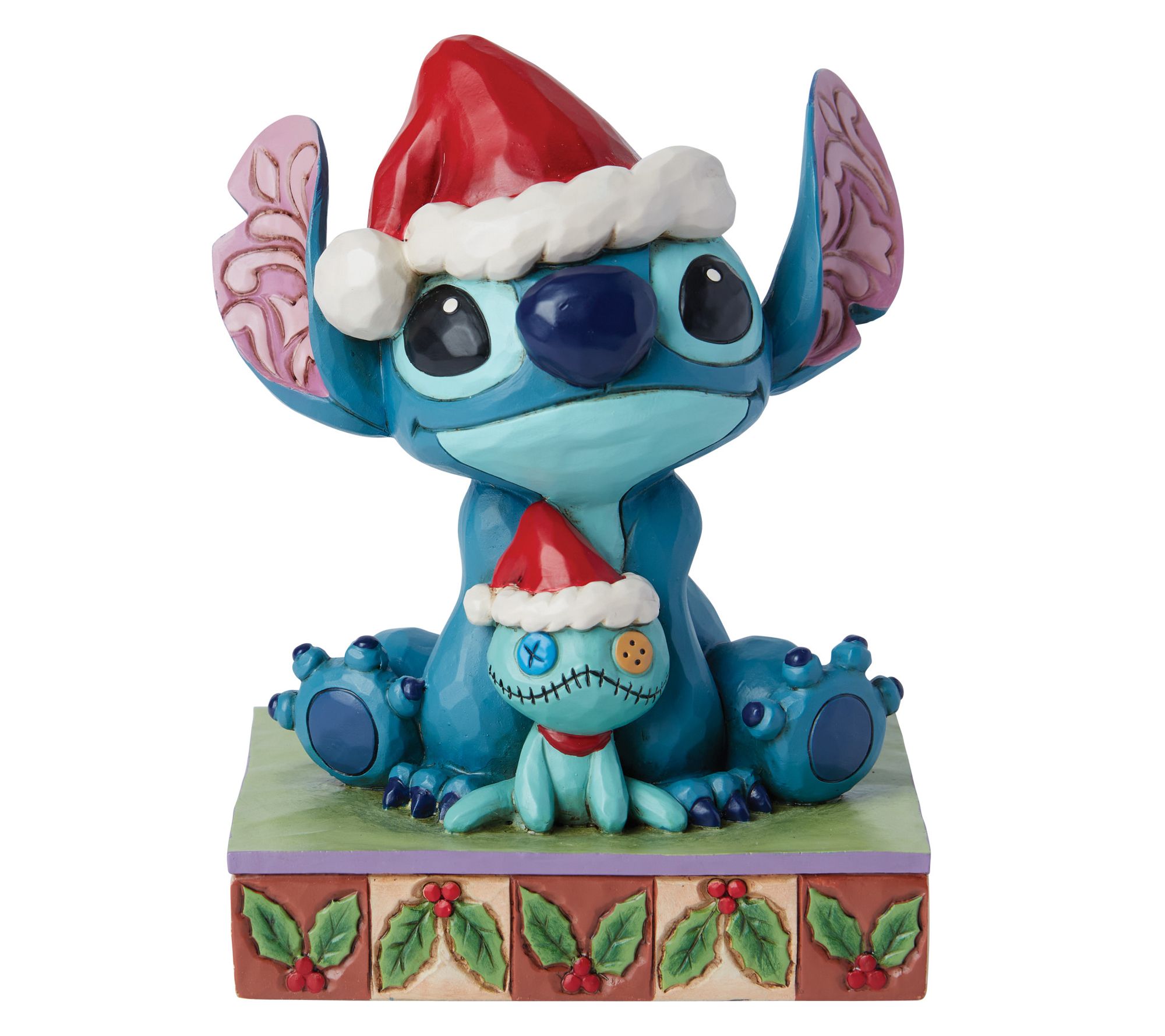 Disney Traditions Santa Stitch with Scrump Figurines