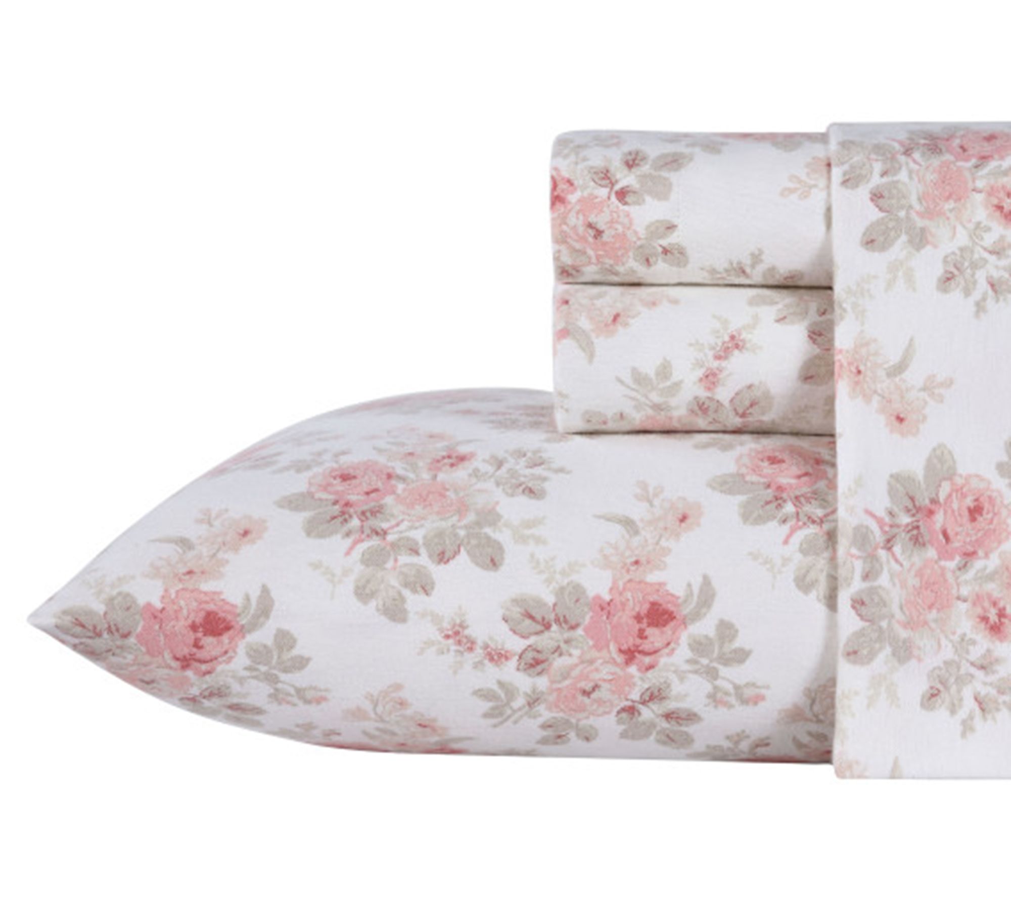 Laura Ashley Lisalee Pink Full Sheet Set