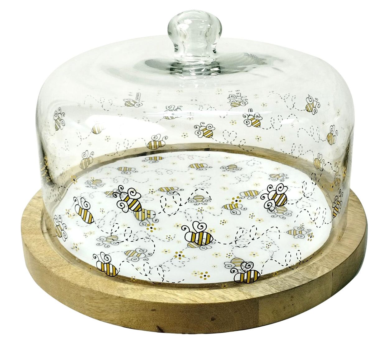 Temp-tations Special Edition 13" Cake Plate with Dome Glass Lid