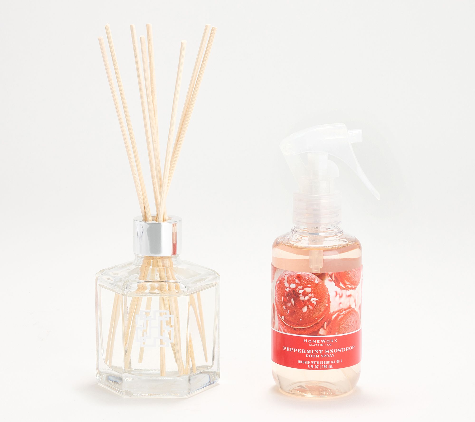 "As Is" HomeWorx by Slatkin + Co. Holiday Reed Diffuser Set