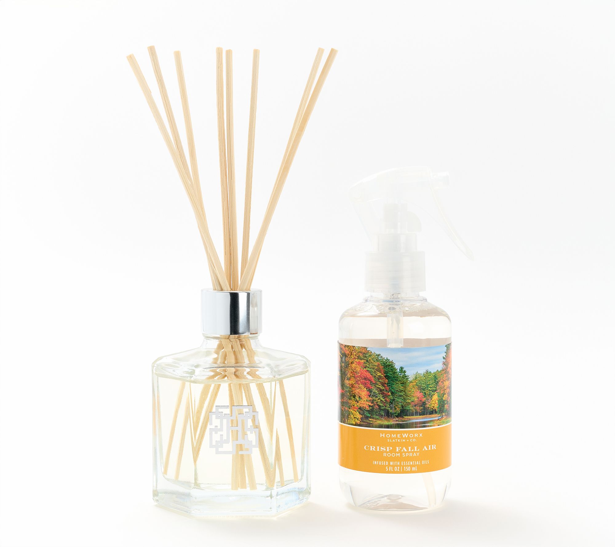 "As Is" HomeWorx by Slatkin + Co. Holiday Reed Diffuser Set