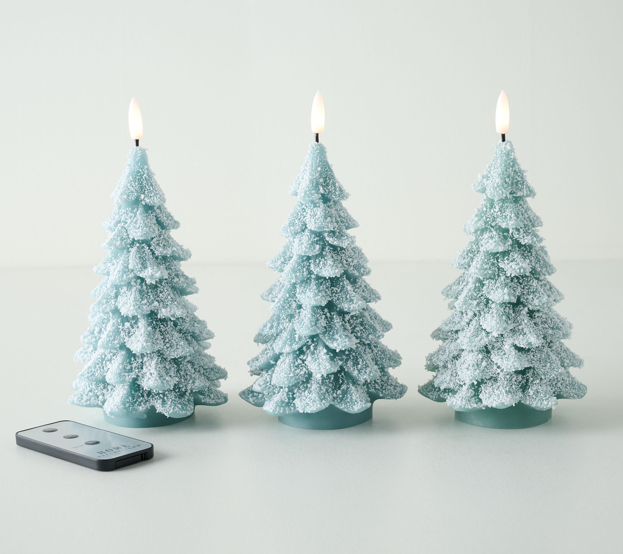 Home Reflections Set of 3 Flameless Tree Candles