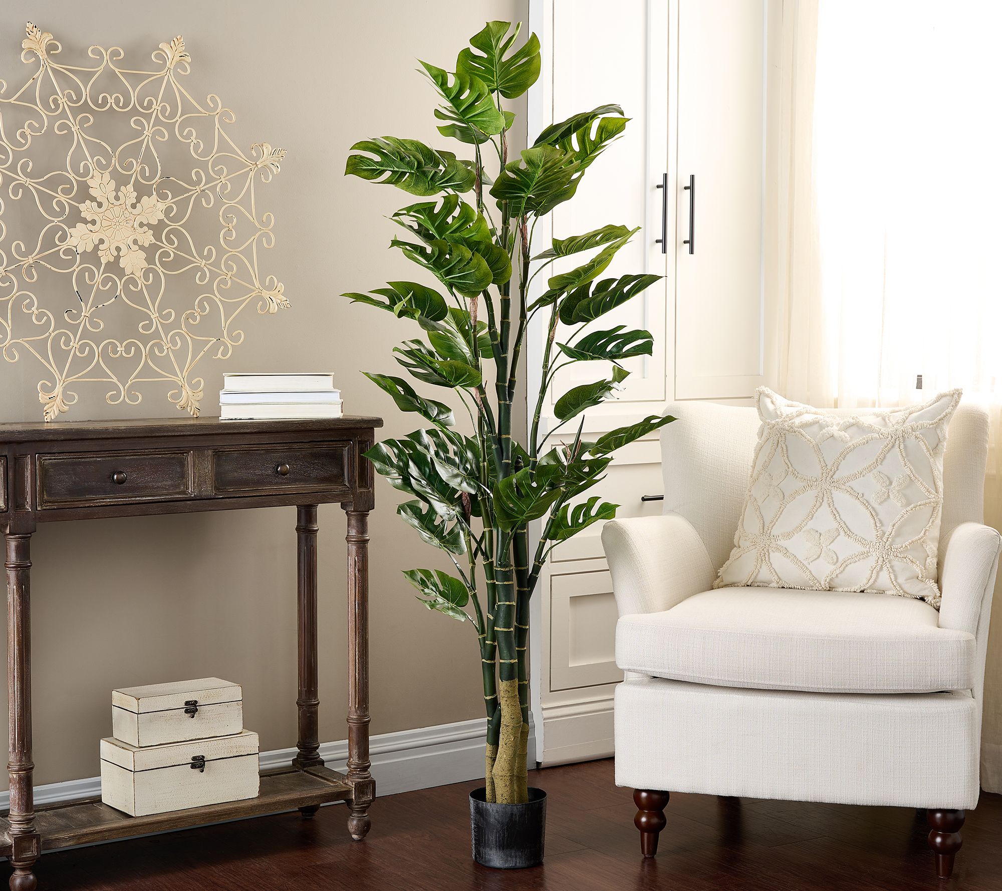 "As Is" 5' Monstera Potted Plant by Valerie