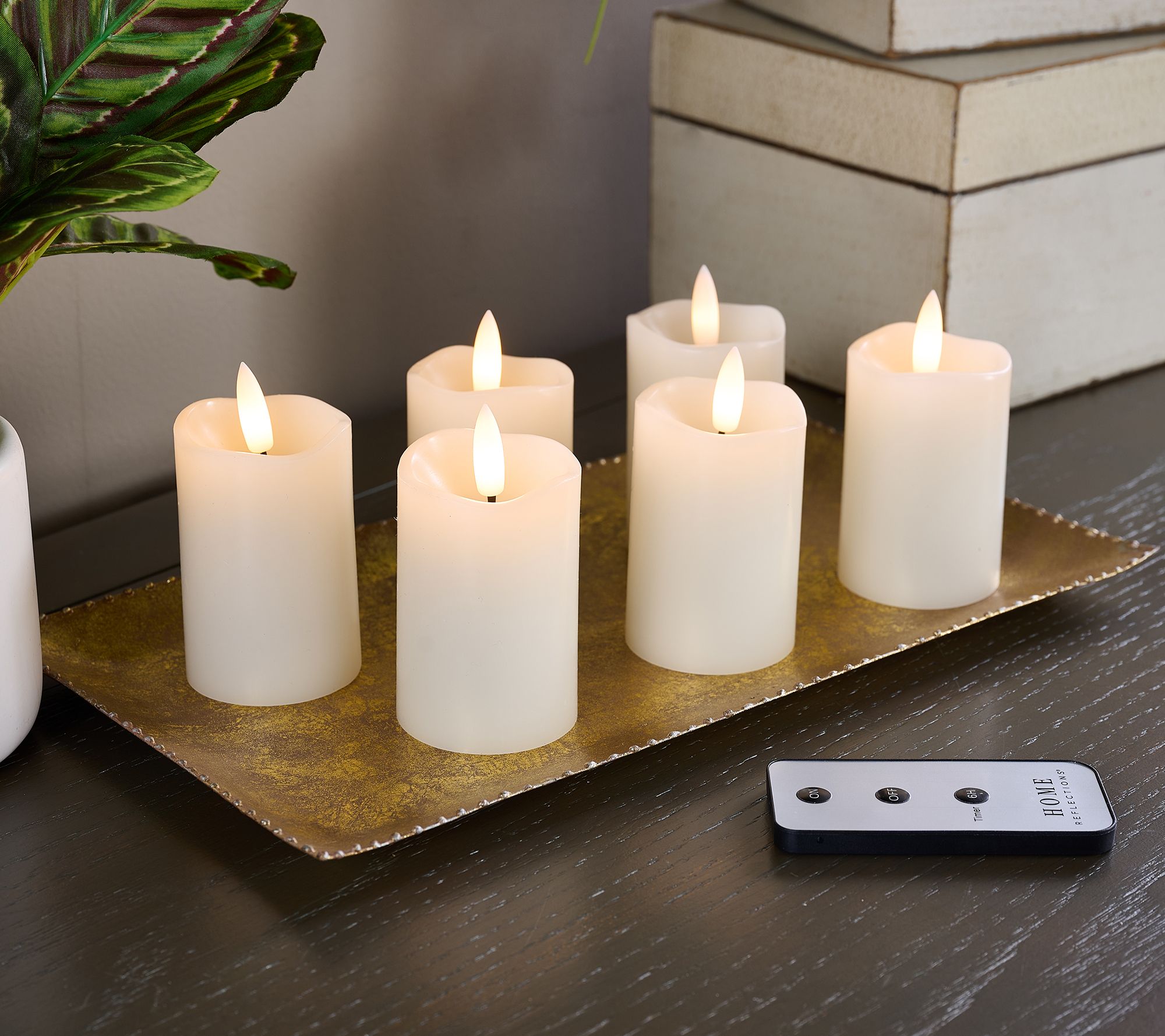 Home Reflections Set of 6 Flameless Votives