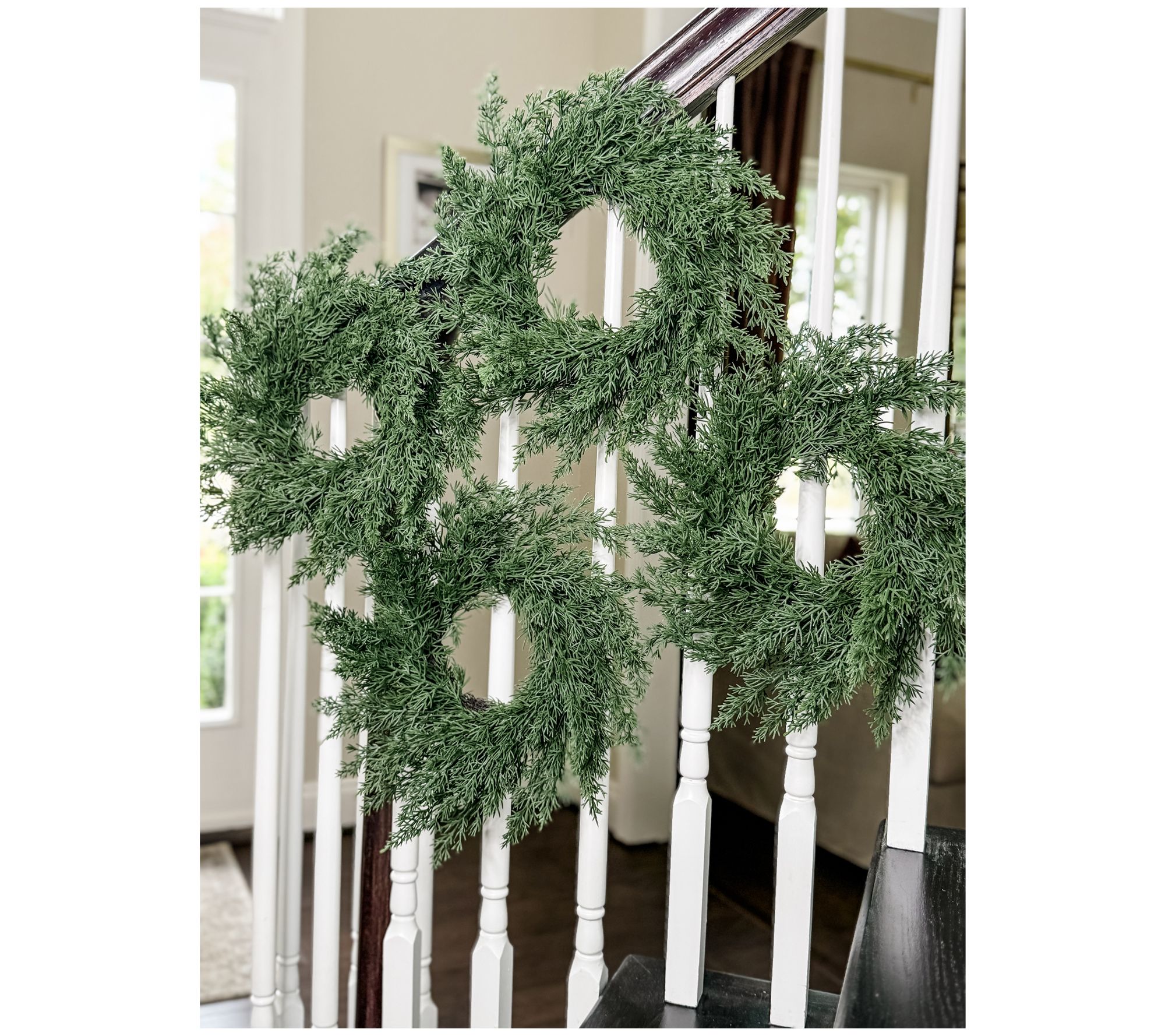 Simply Stunning Set of 4 Real Touch Mini Wreaths by Janine Graff