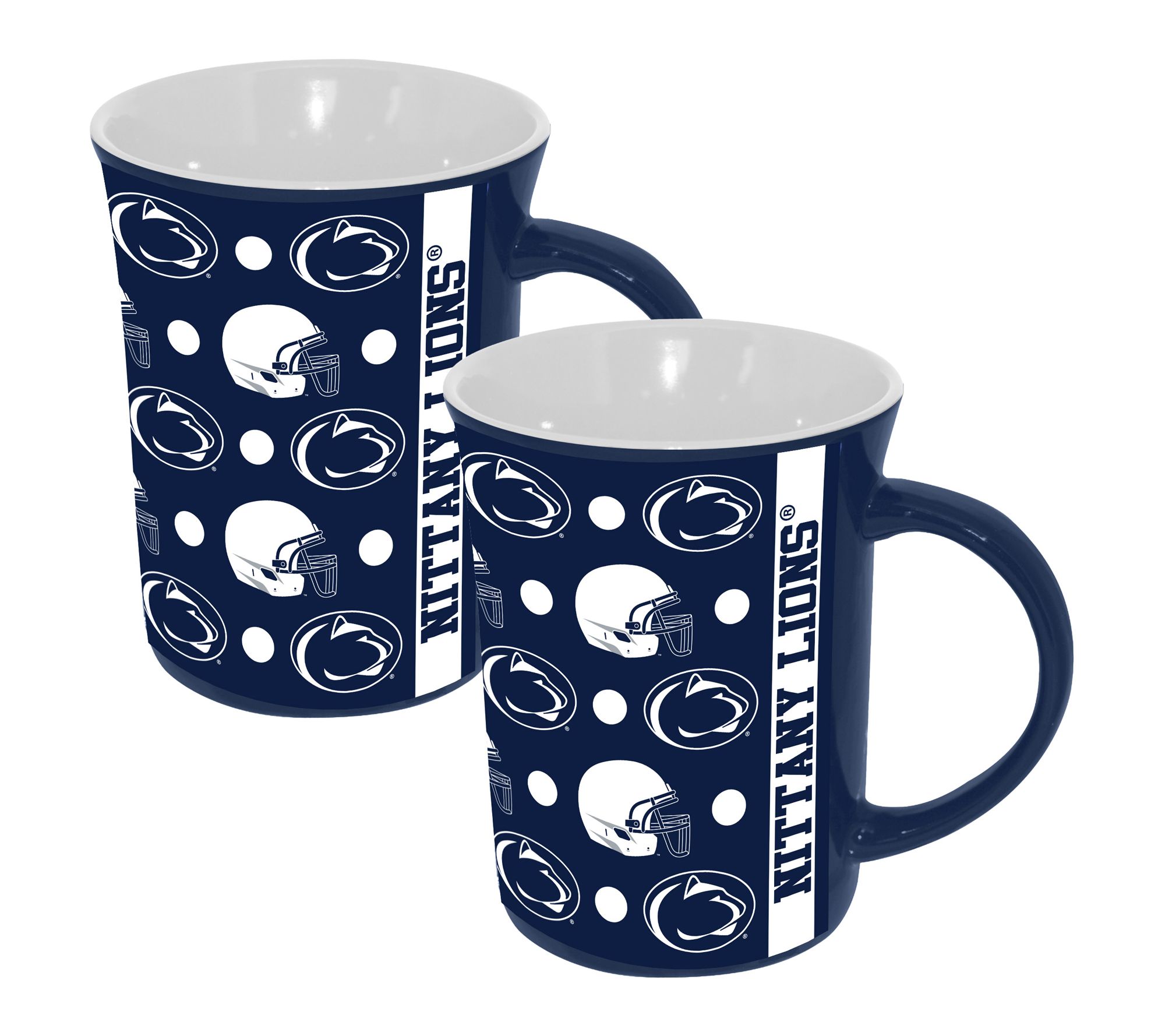 The Memory Company NCAA College 2pk 15oz Ceramic Line Up Mug