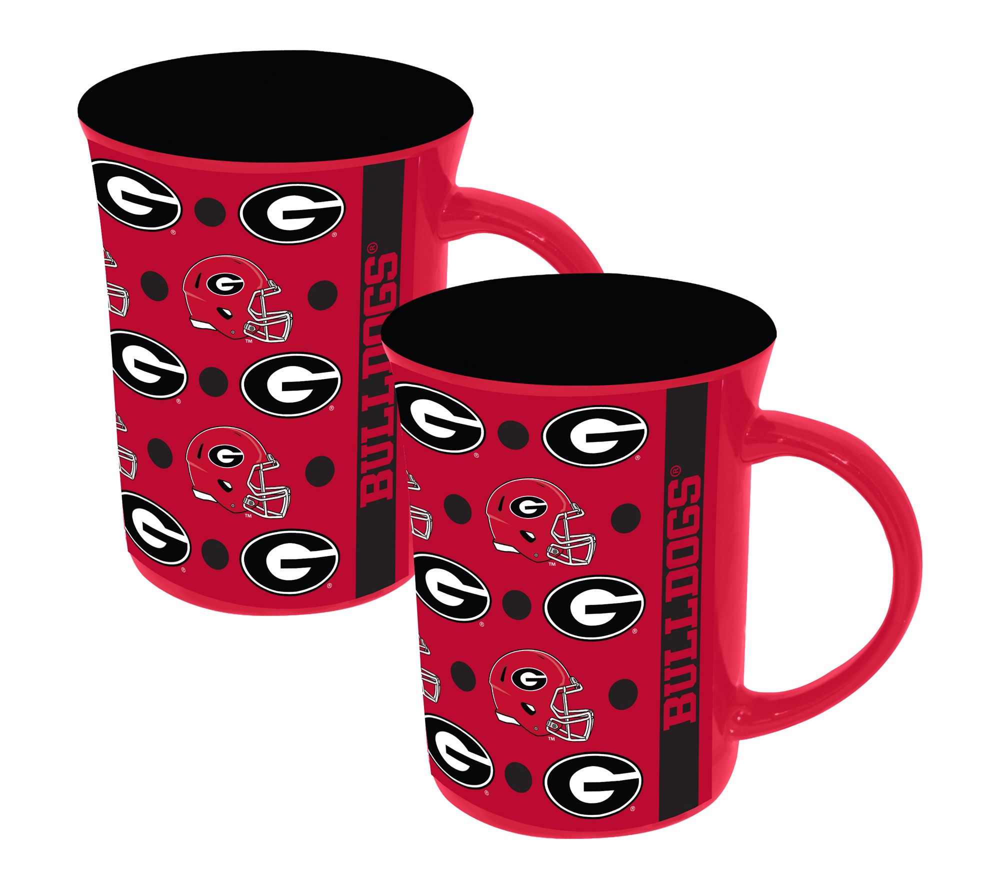 The Memory Company NCAA College 2pk 15oz Ceramic Line Up Mug