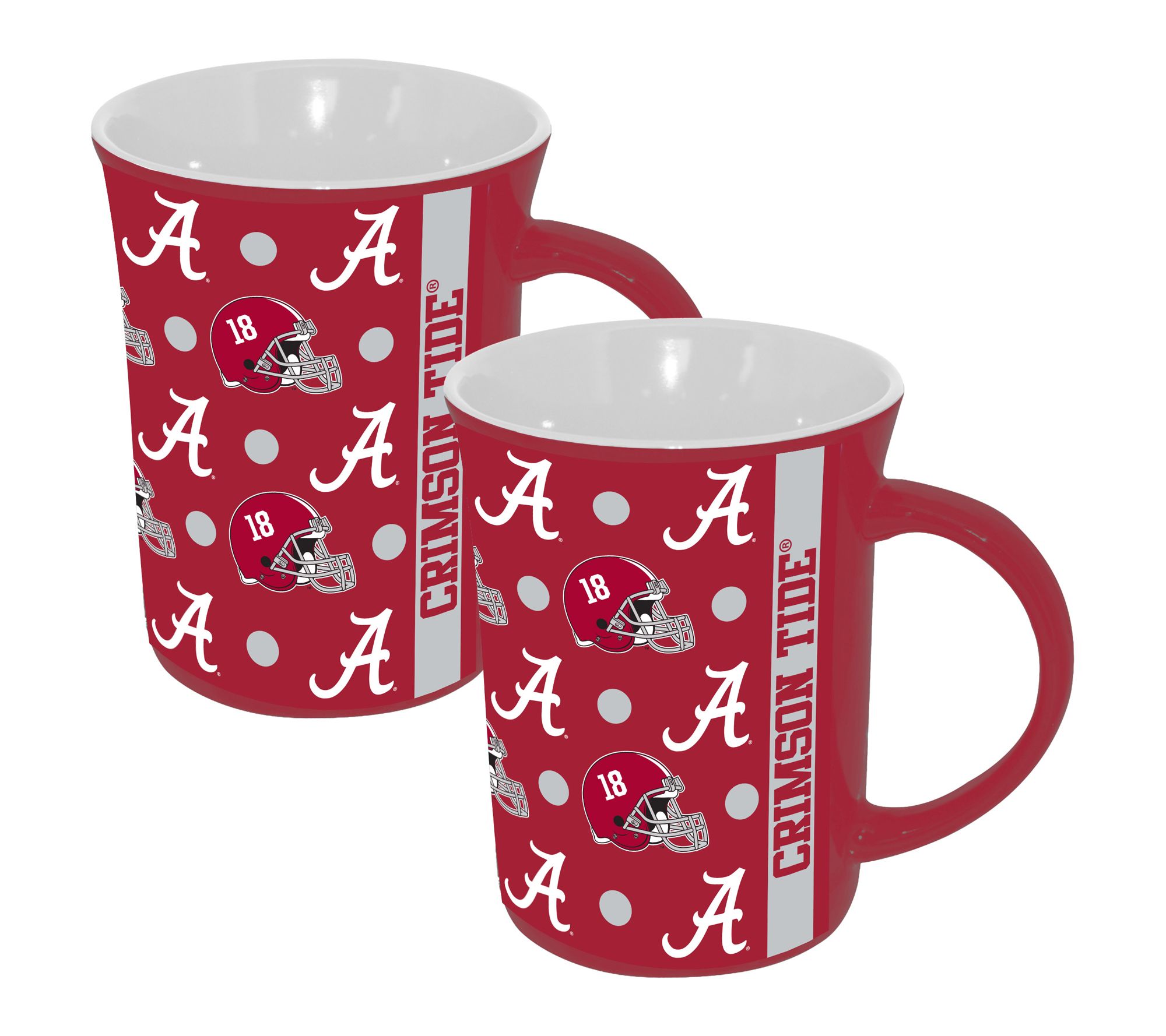 The Memory Company NCAA College 2pk 15oz Ceramic Line Up Mug