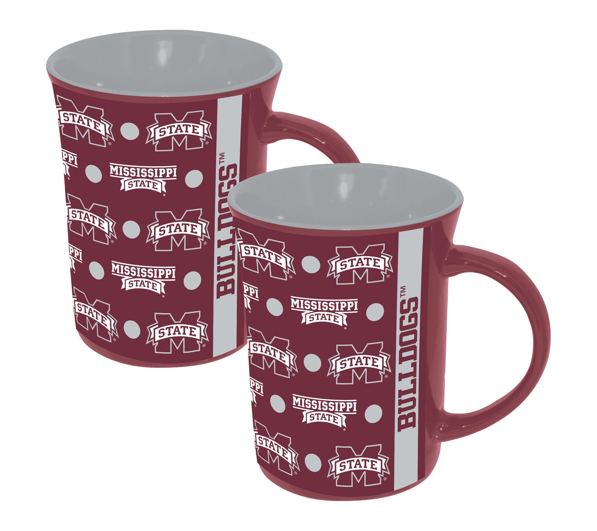 The Memory Company NCAA College 2pk 15oz Cerami c Line Up Mug