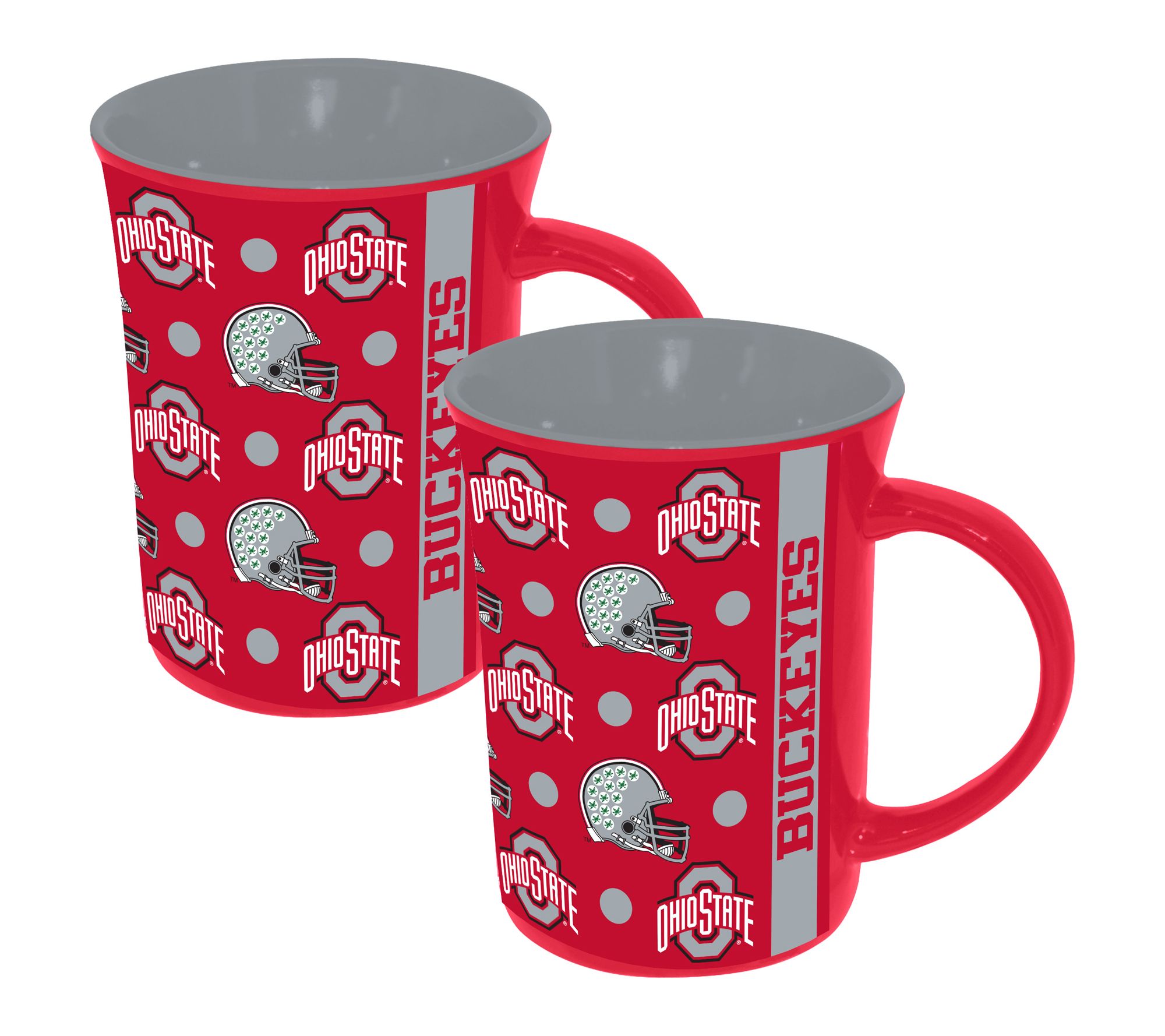 The Memory Company NCAA College 2pk 15oz Ceramic Line Up Mug